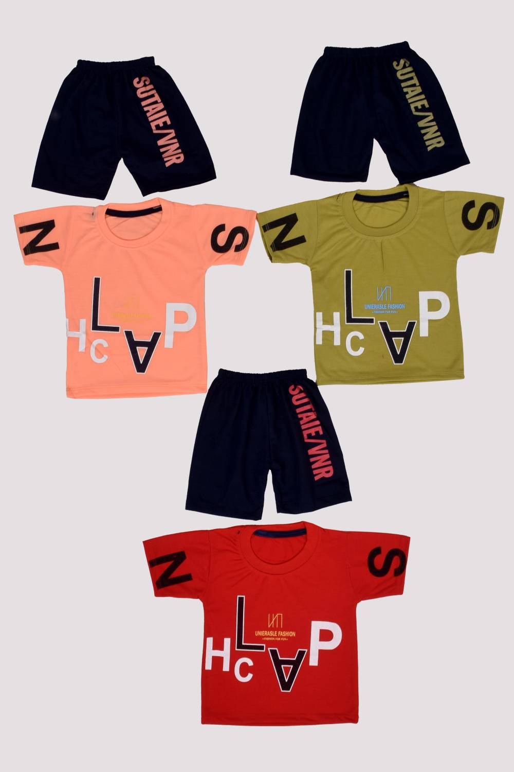 ALUXDON Baby Boys Casual T-shirt Capri