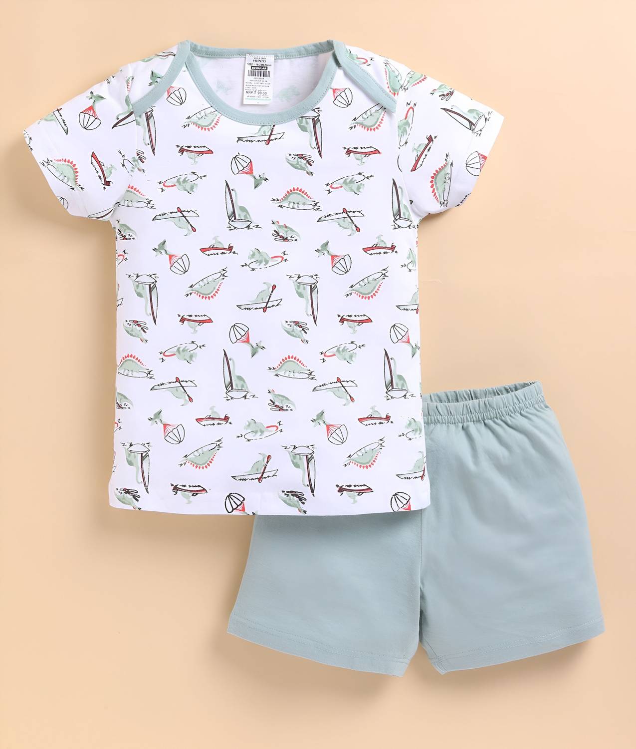 Blushh Berry Boys Casual T-shirt Shorts