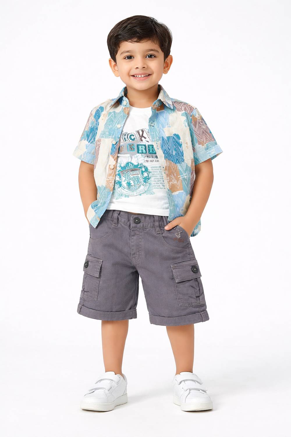 Allkind Boys Casual Shirt Shorts