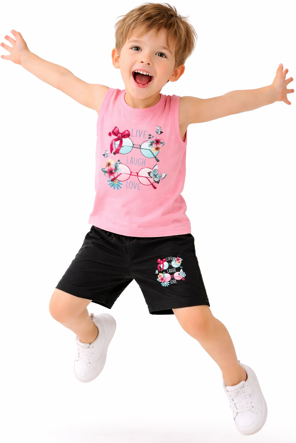 Image of Lavi-Tavi Baby Boys & Baby Girls Casual T-shirt Shorts