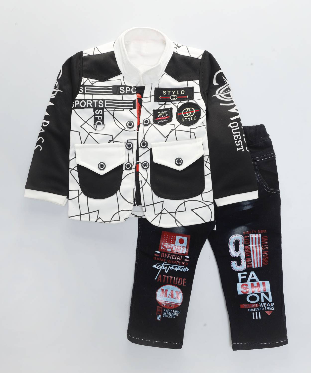 Usman Ghani Collection Boys Casual Shirt Trouser