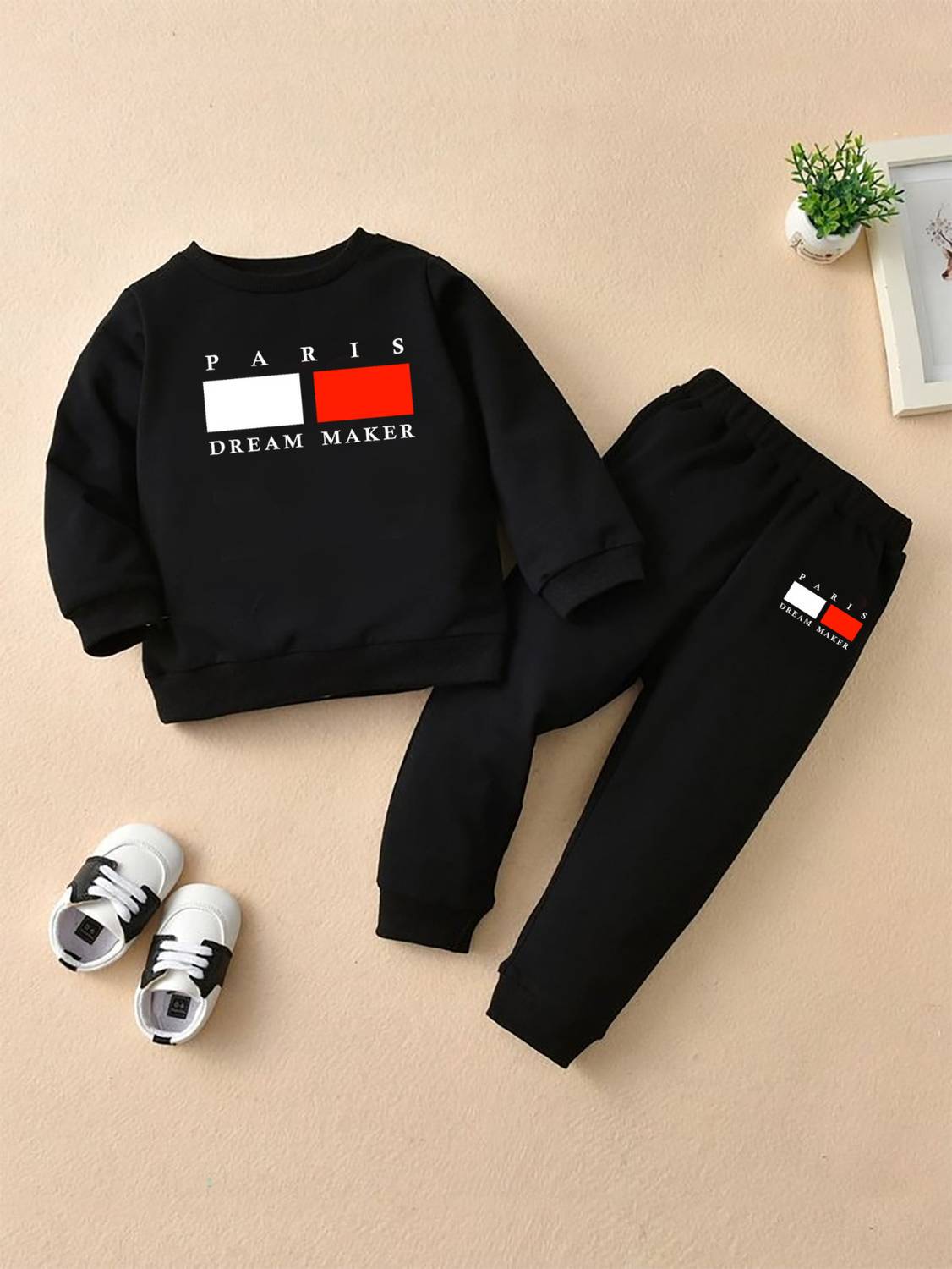 Billyball Boys & Girls Casual T-shirt Track Pants