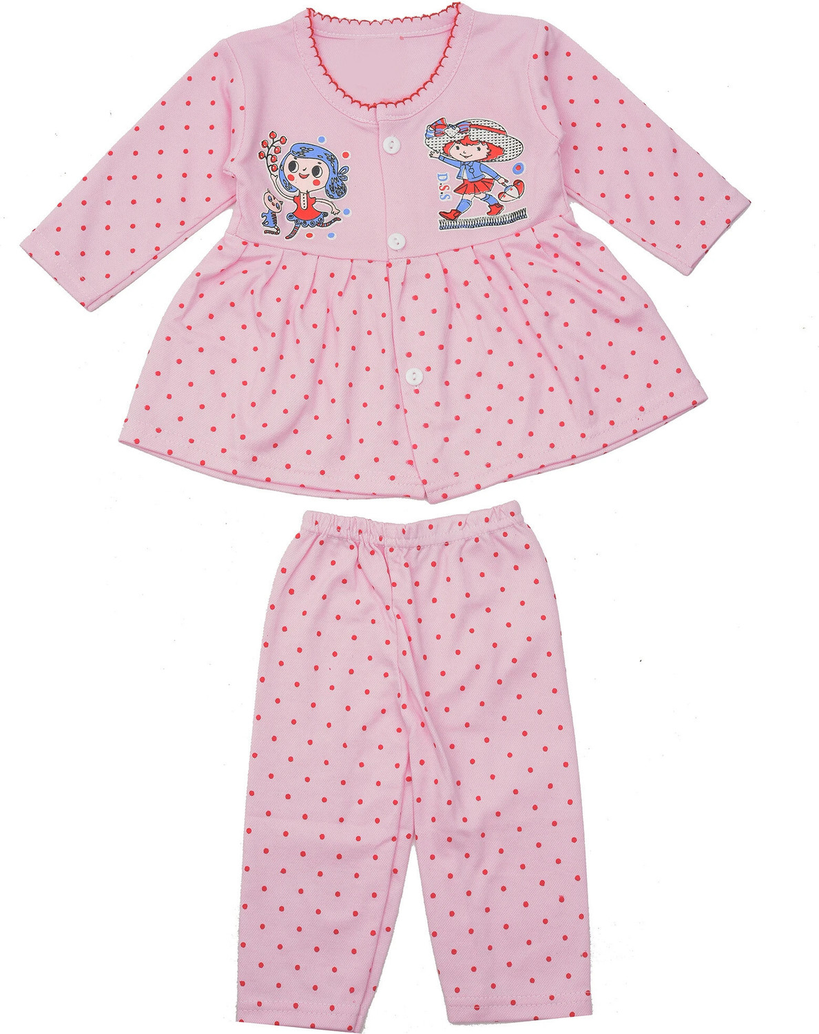 Image of KIDS PARYANIS Baby Girls Party(Festive) Top Pyjama