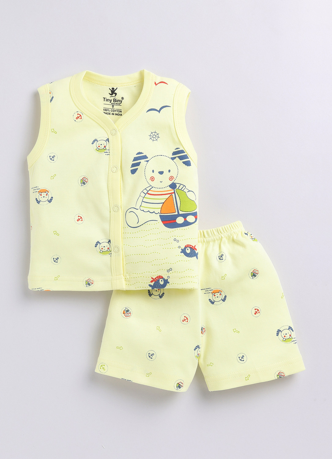 Image of TINY BINY Baby Boys & Baby Girls Casual Top Shorts
