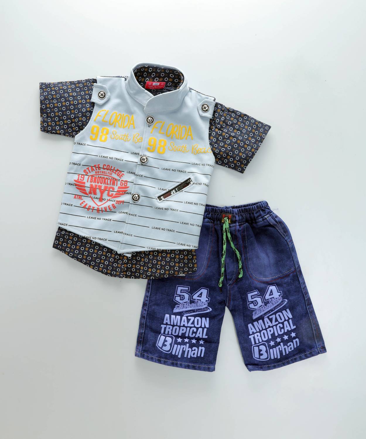 UsmanGhani Boys & Girls Casual Shirt Shorts, Jacket