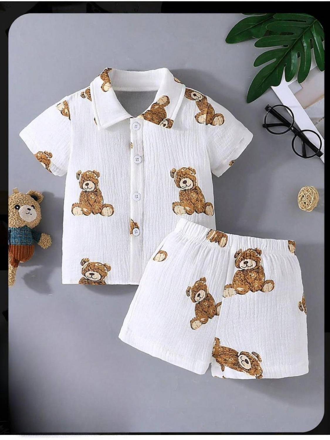 The Fashion Prime Boys Party Shirt Shorts - Image 1