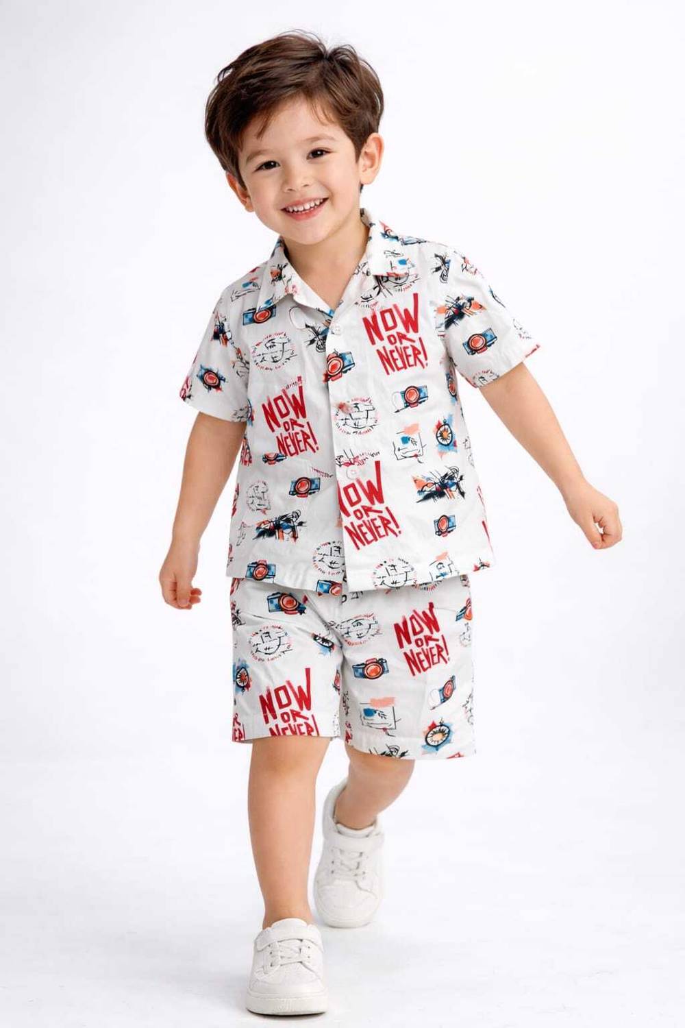 3BROS Baby Boys & Baby Girls Casual Shirt Shorts