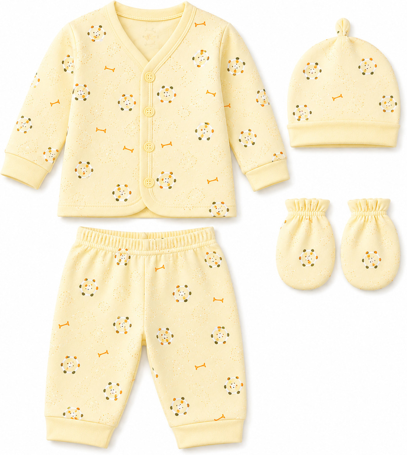 Image of Ekdori Baby Boys & Baby Girls Casual Dress Cap, Mitten