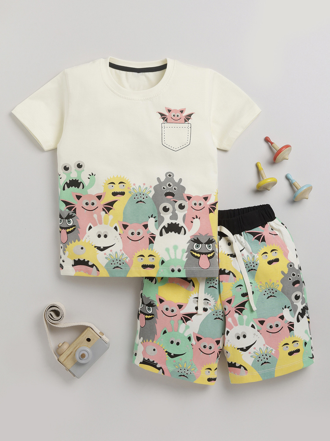 Image of SmartRAHO Boys Casual T-shirt Shorts
