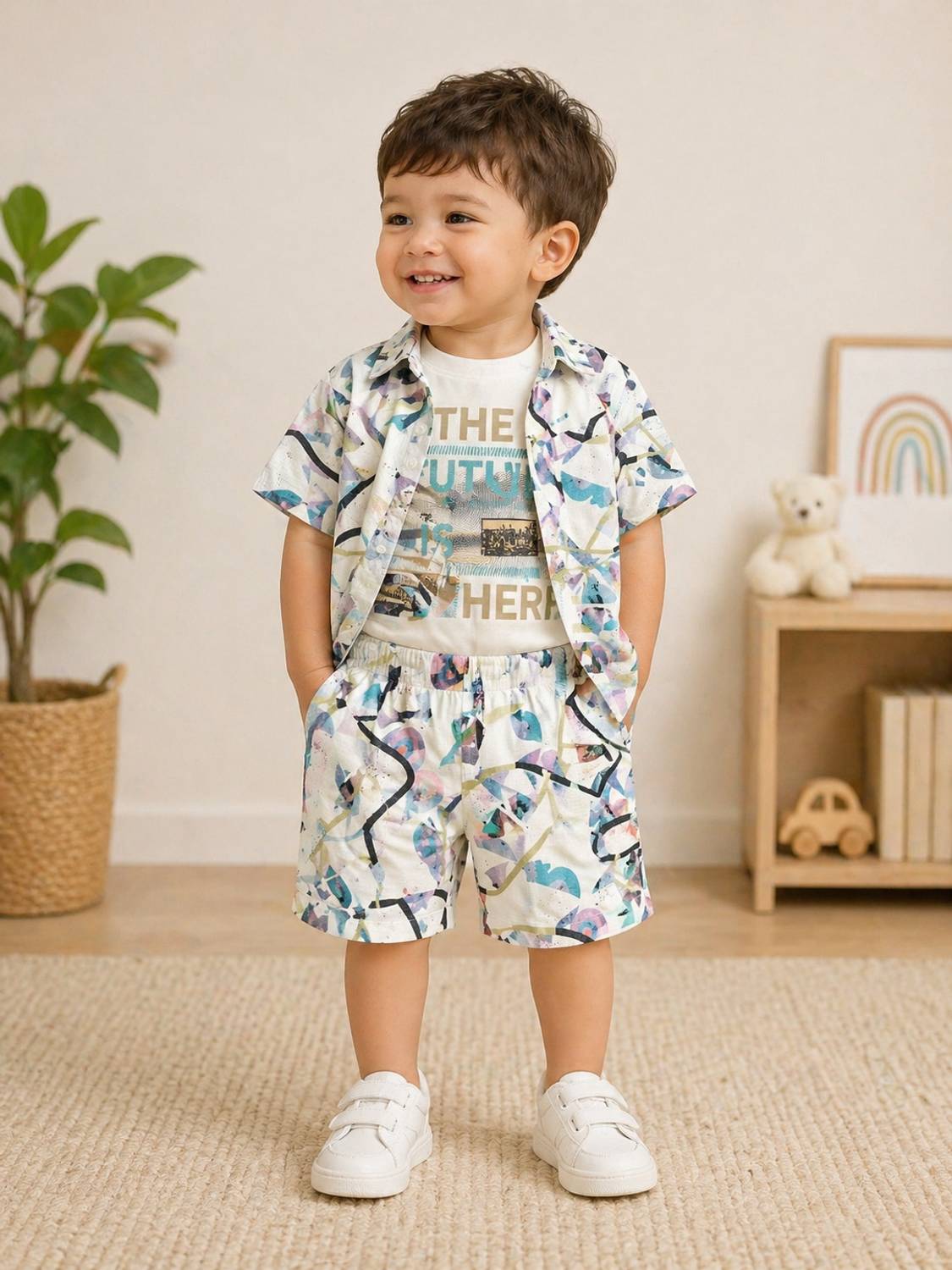 Allkind Boys Casual Shirt Shorts