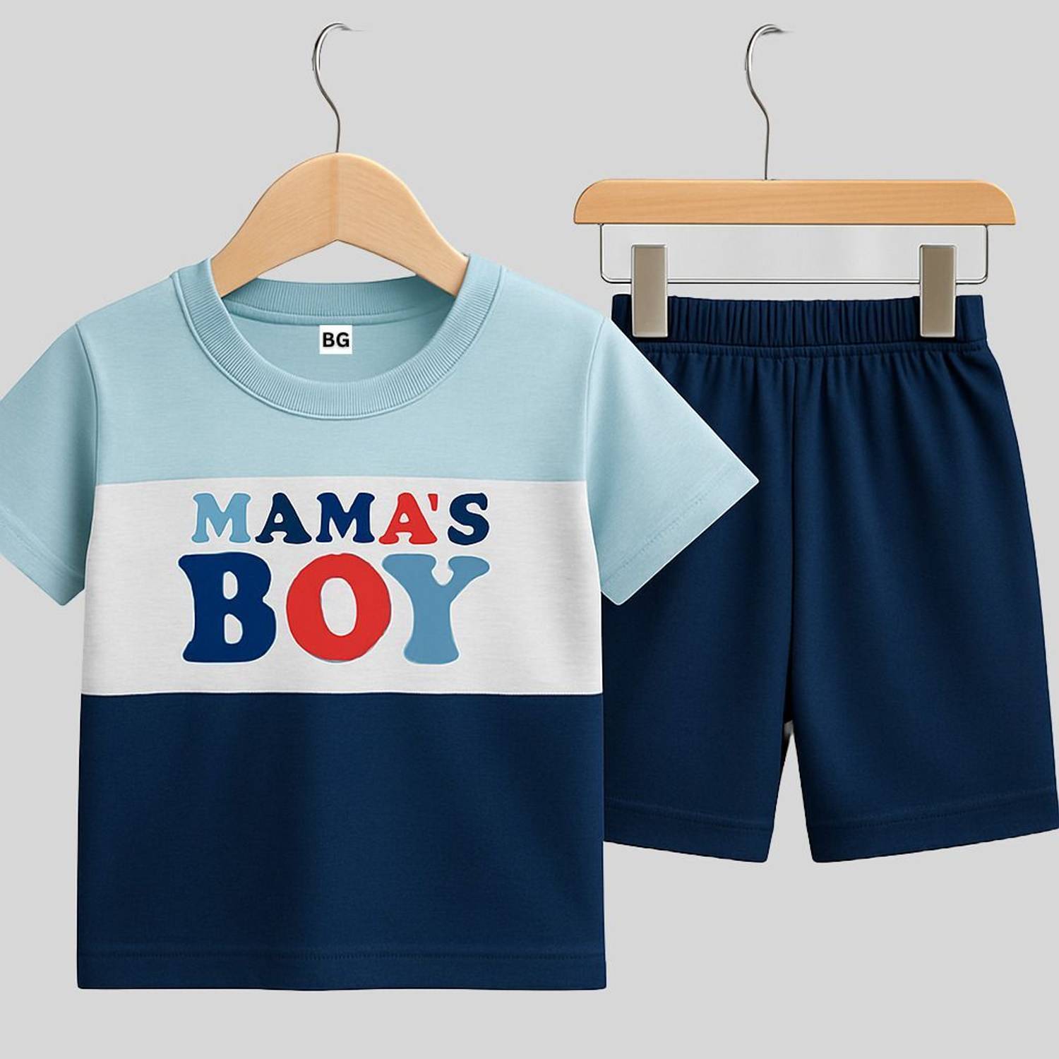 BOUNCEGARMENTS Boys Casual T-shirt Shorts