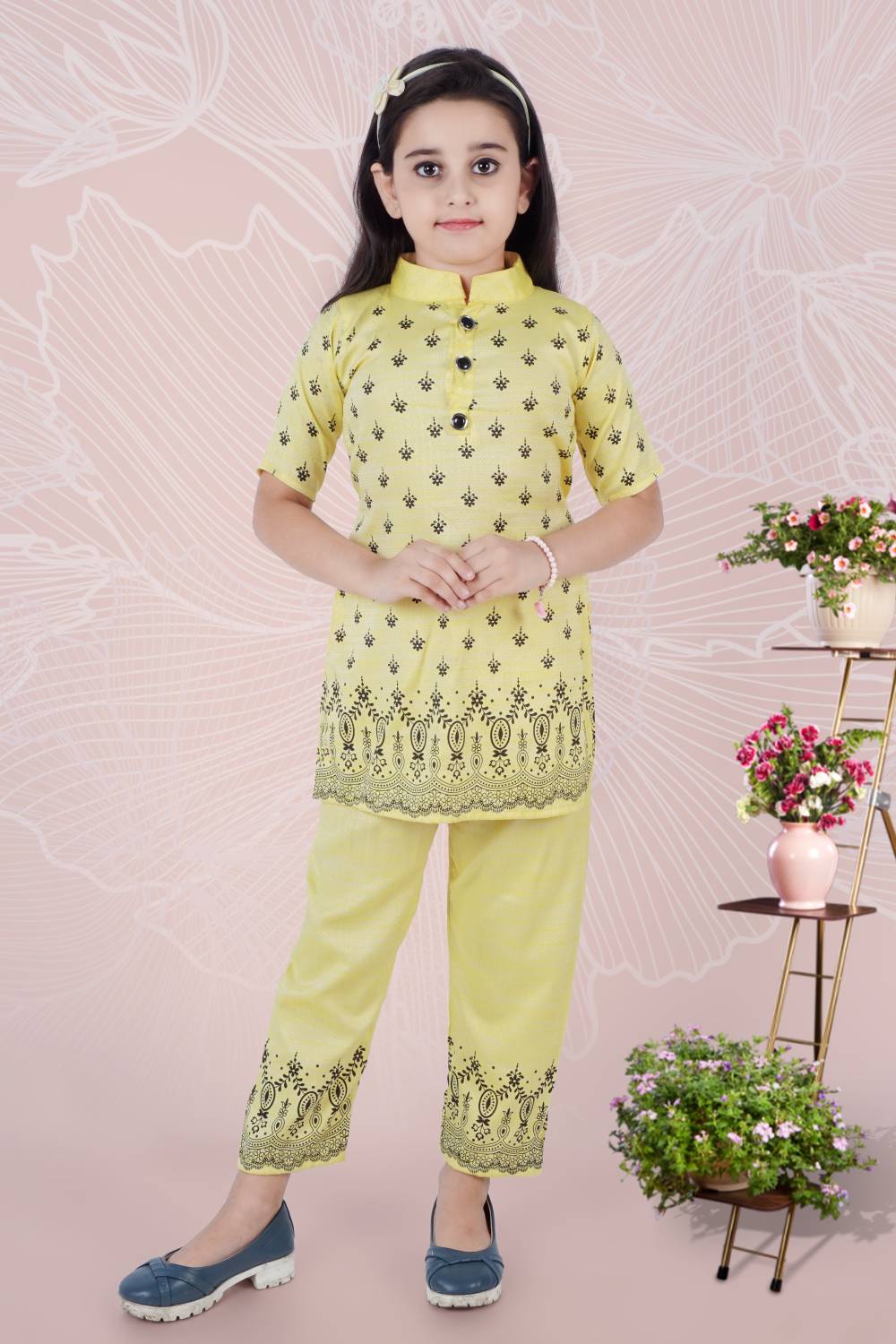 anaya dresses Girls Party(Festive) Kurta Pyjama
