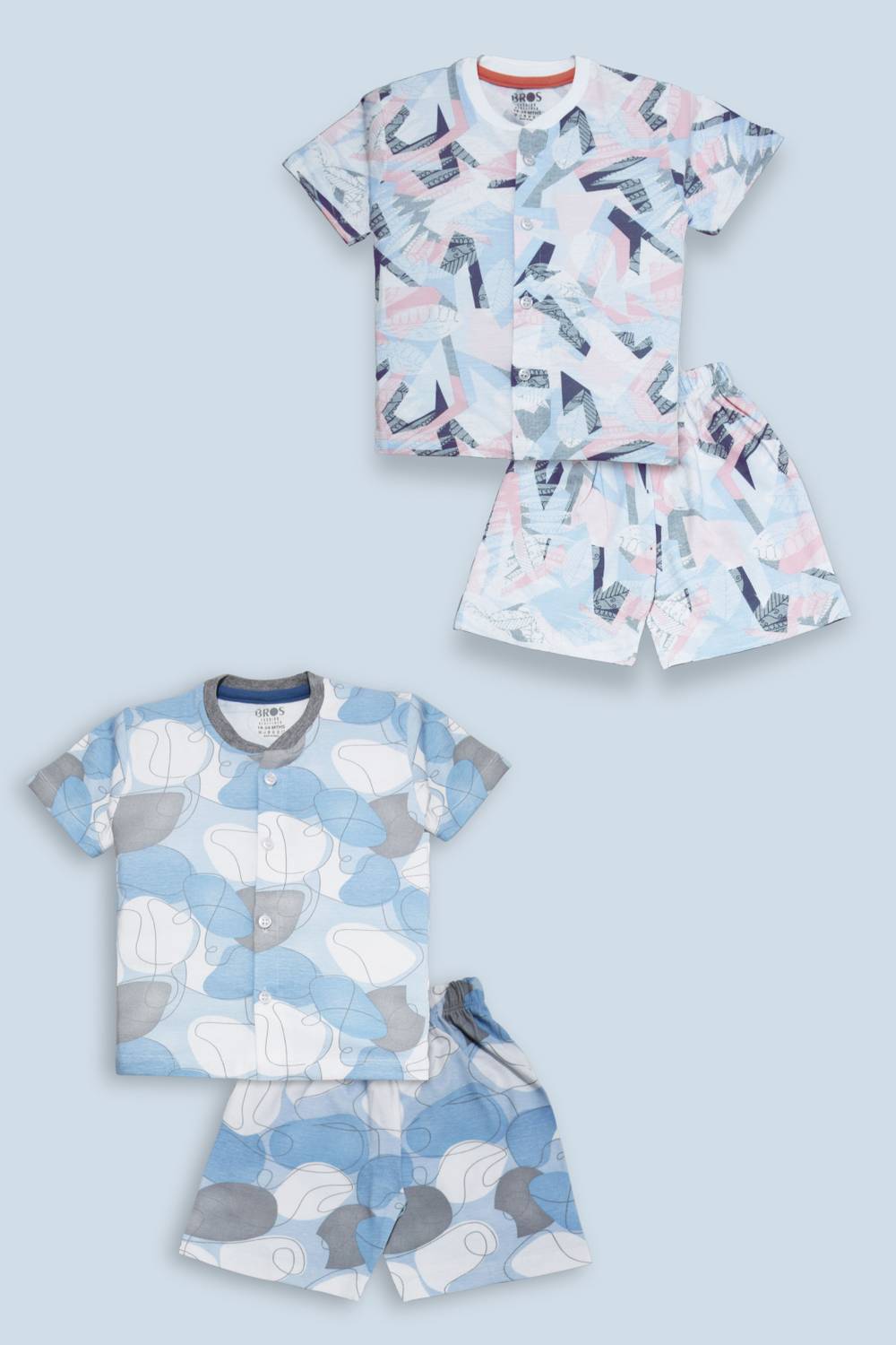 3BROS Baby Boys & Baby Girls Casual Shirt Shorts