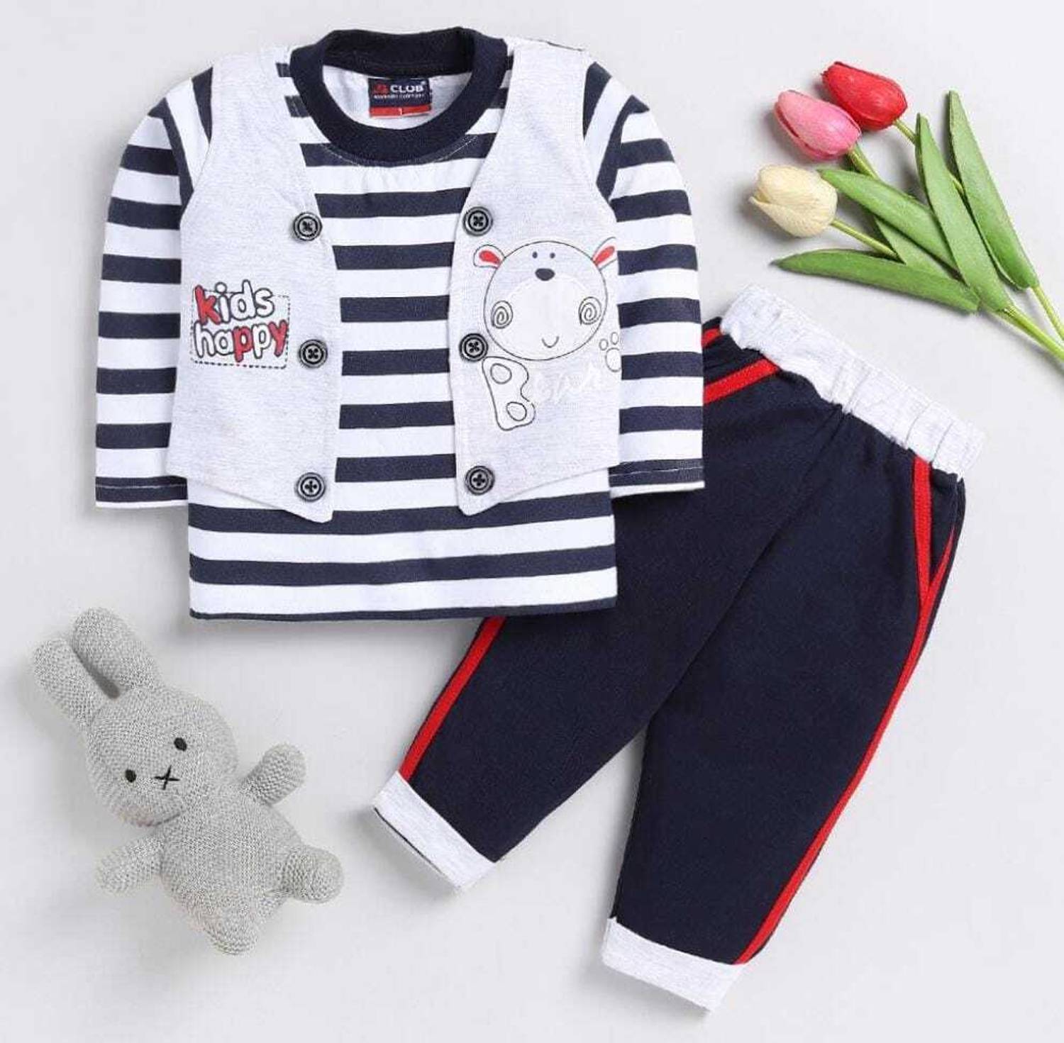 AMAYA ENTERPRISE Boys Party(Festive) T-shirt Track Pants