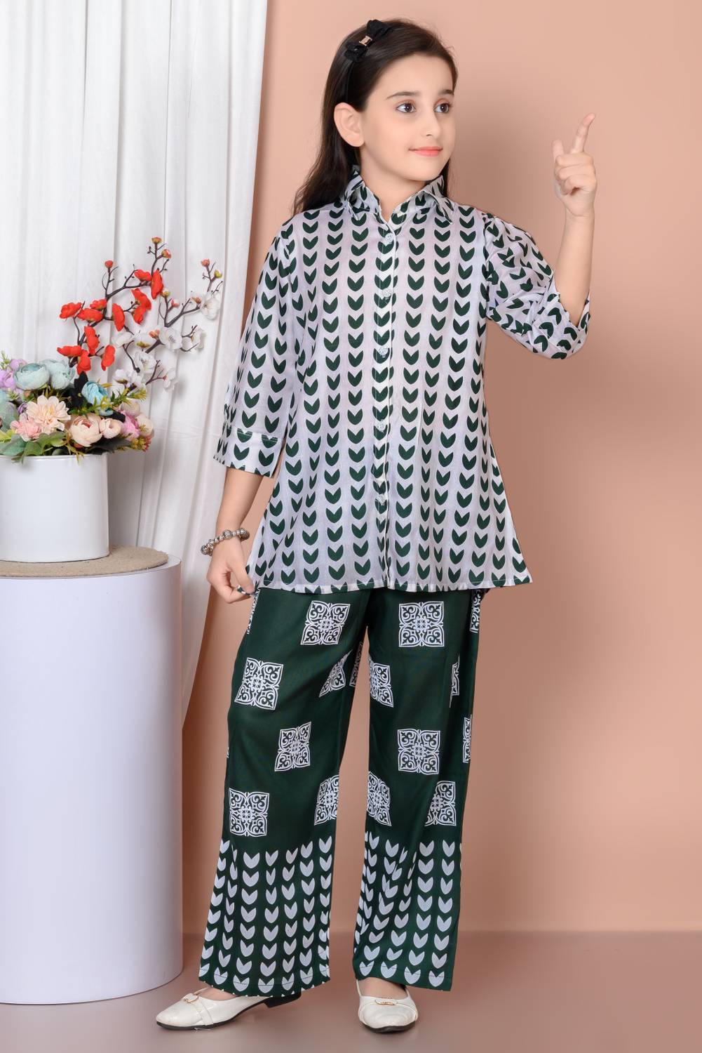 BAAQI Girls Party(Festive) Shirt Pant