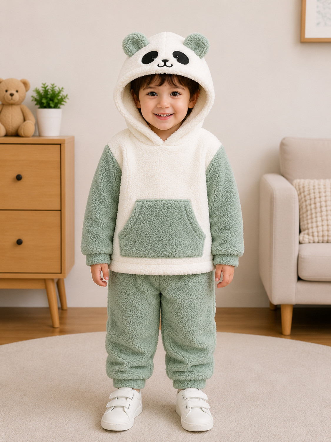 Image of CLOTHCOTTAGE Girls Party(Festive) Sweatshirt Sweatpant