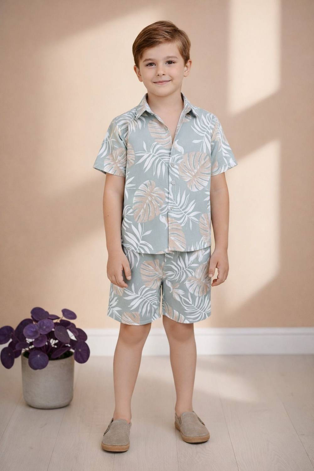 Buyfinit ycollection Boys Casual Shirt Shorts
