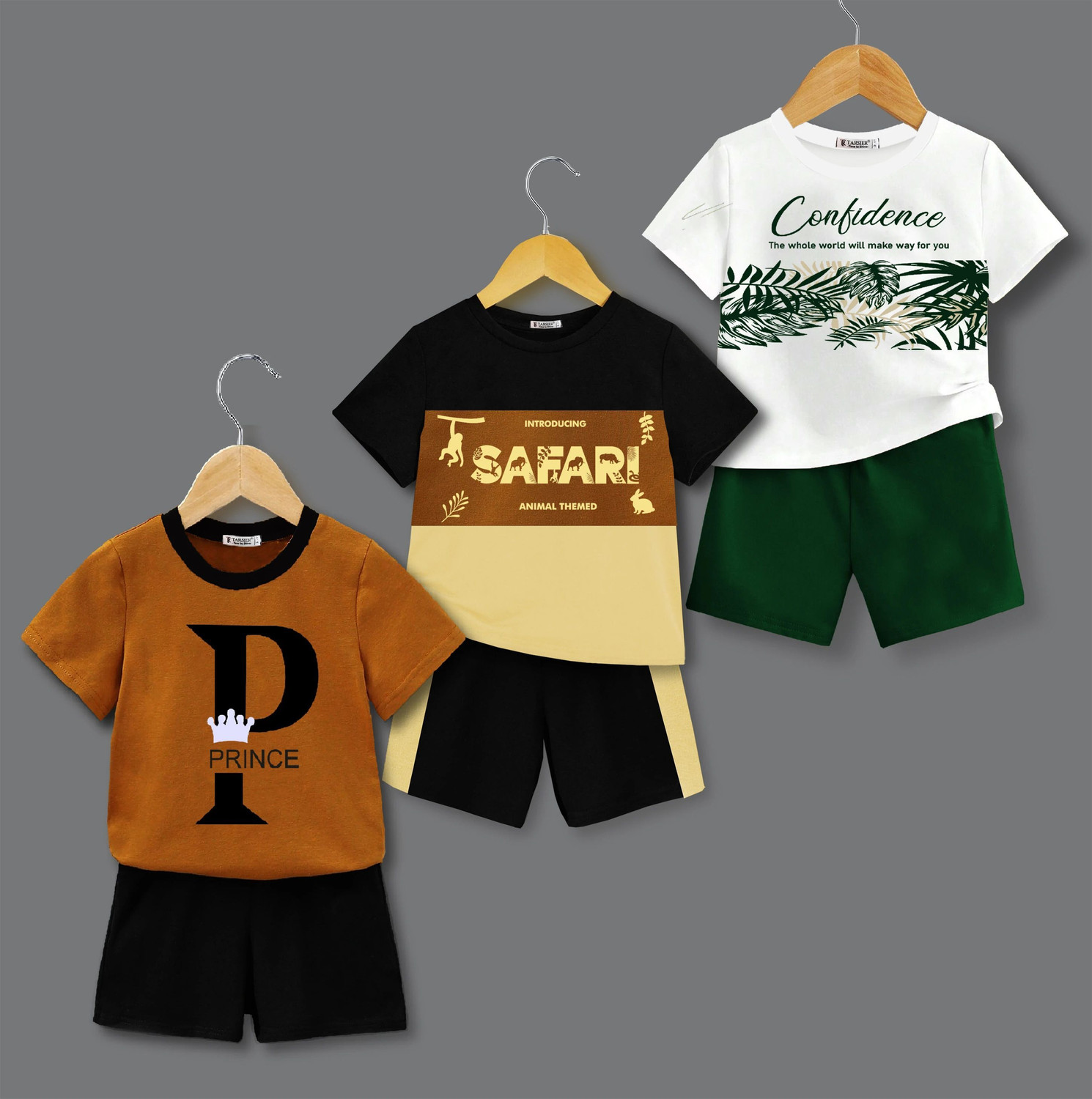 Image of tarsier Baby Boys Casual T-shirt Shorts