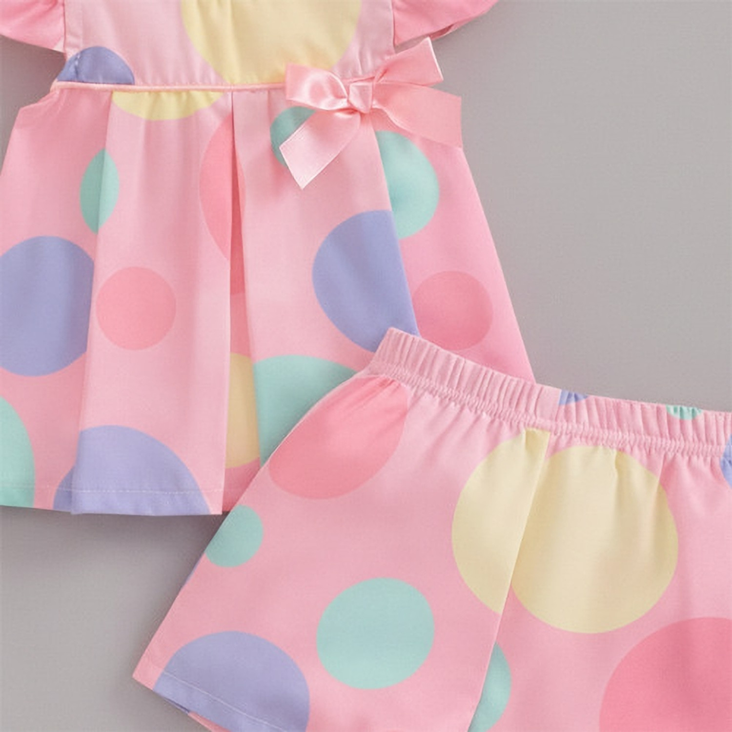 Image of HDKFASHION Baby Girls Casual Top Shorts