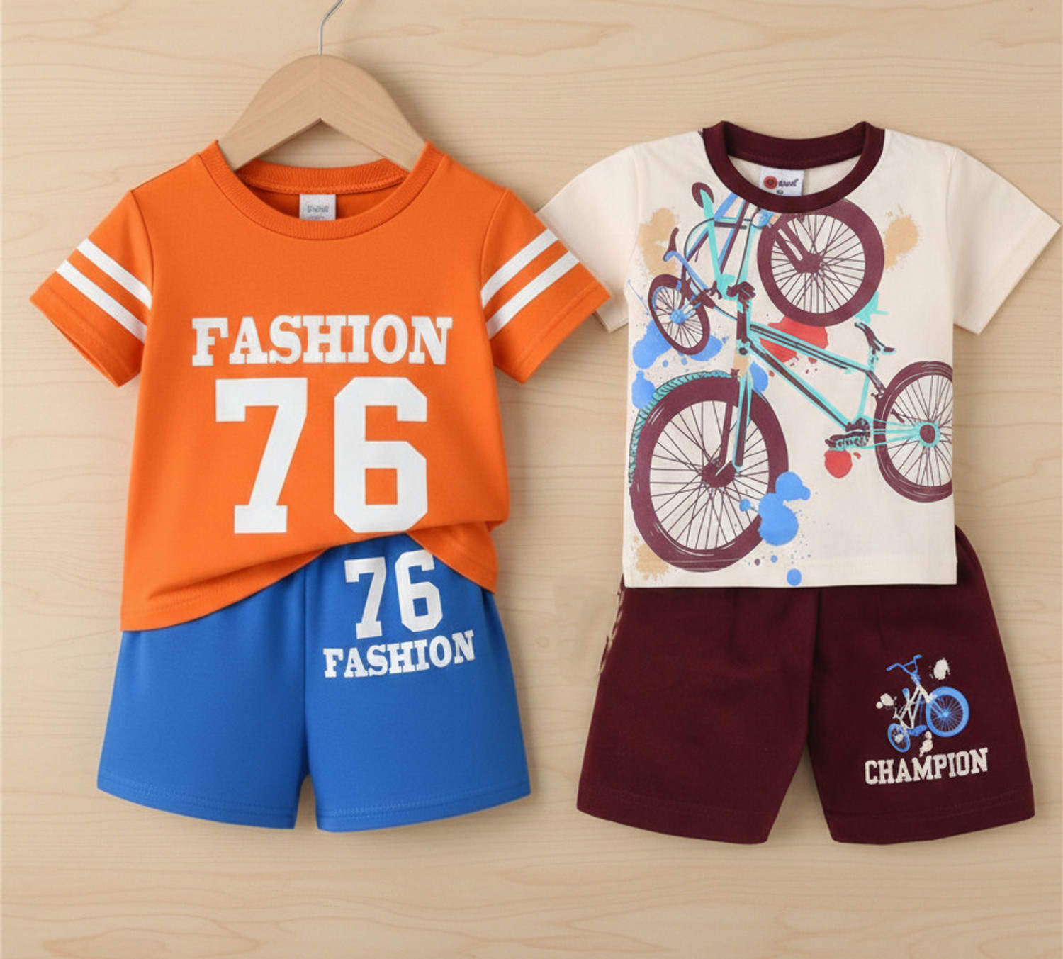 Image of MUSNAHGARMENTS Boys Casual T-shirt T-shirt (Multicolor)