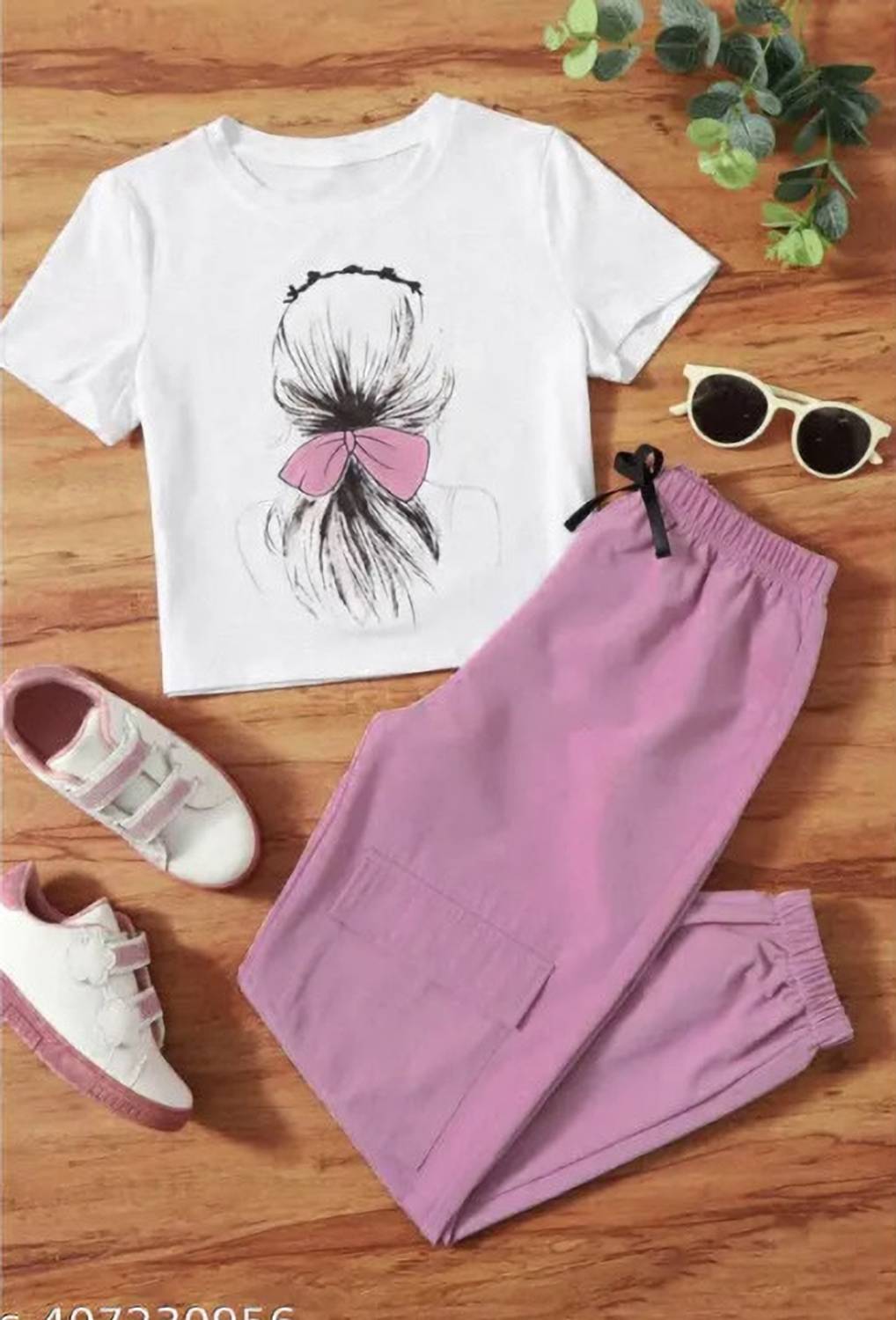 Ashish Enterprises Girls Casual T-shirt Pyjama