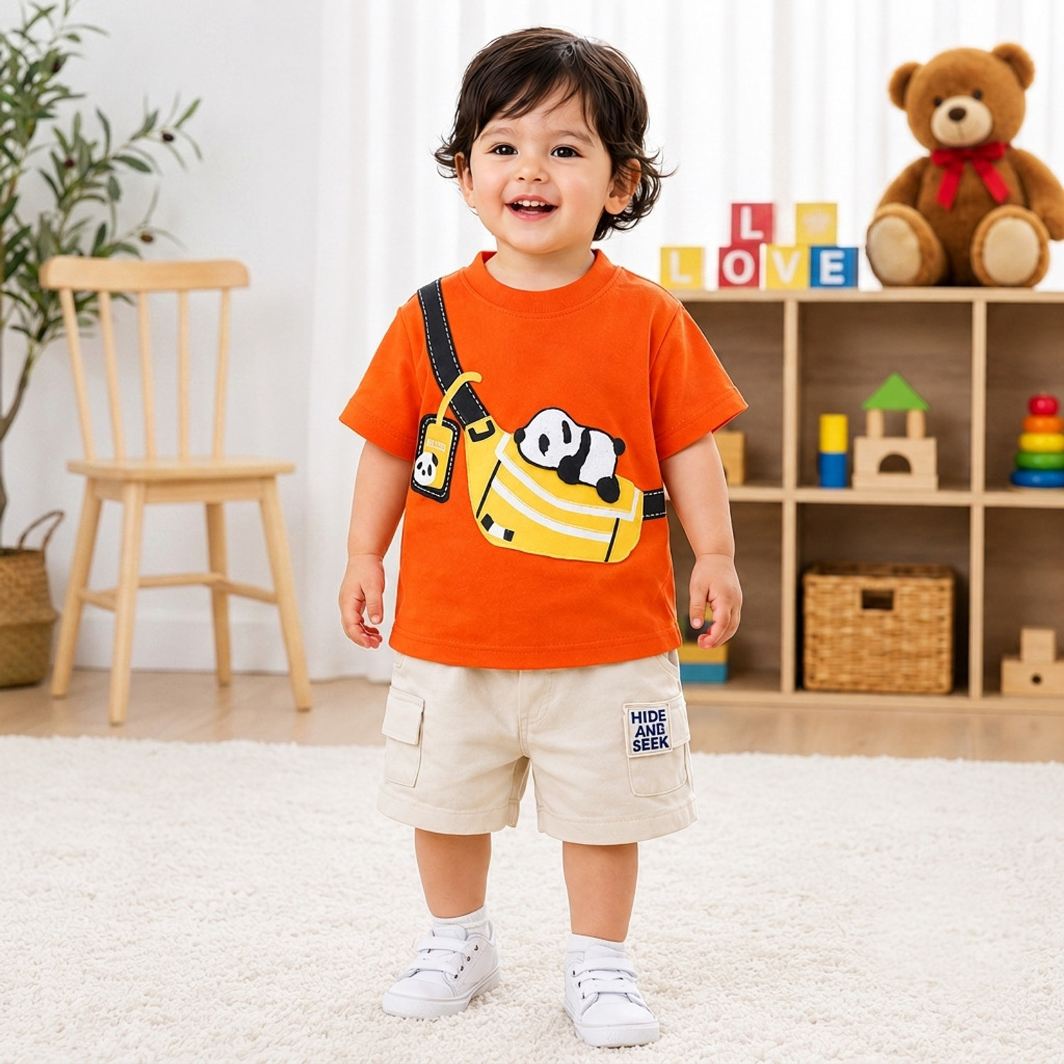 Image of Delta Fashion Baby Boys & Baby Girls Casual T-shirt Shorts