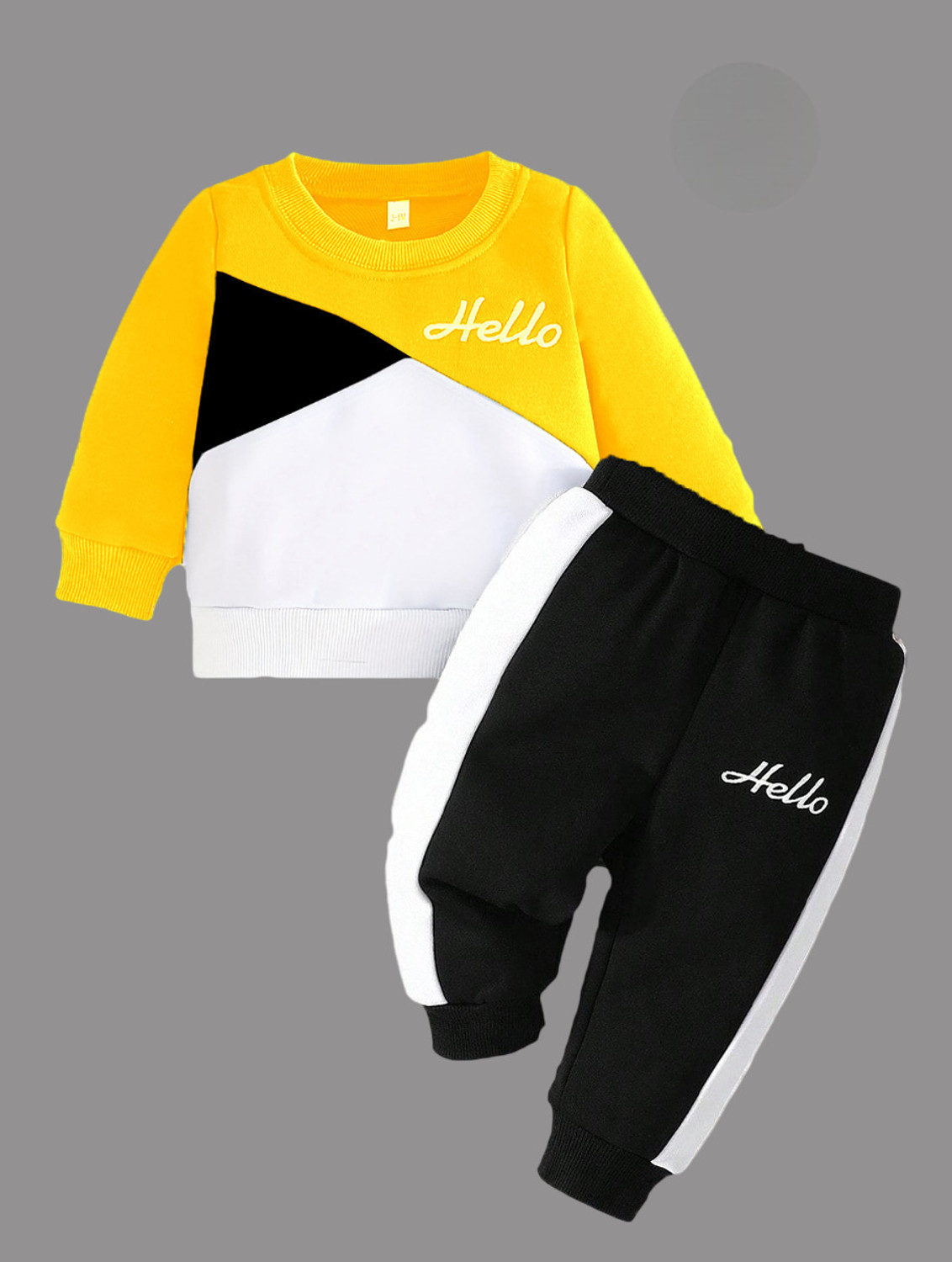 Image of HDKFASHION Boys Casual T-shirt Track Pants