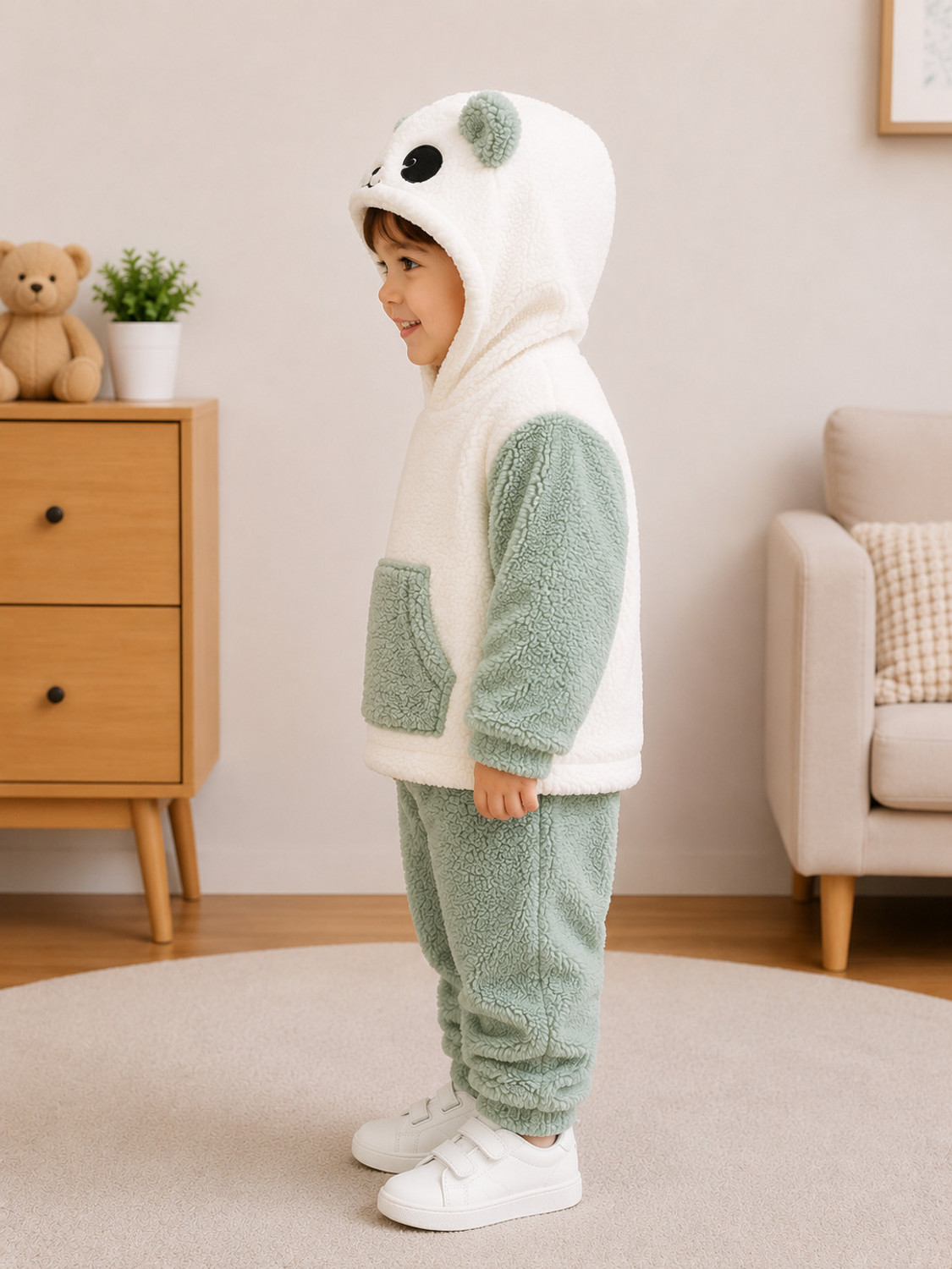 Image of CLOTHCOTTAGE Girls Party(Festive) Sweatshirt Sweatpant