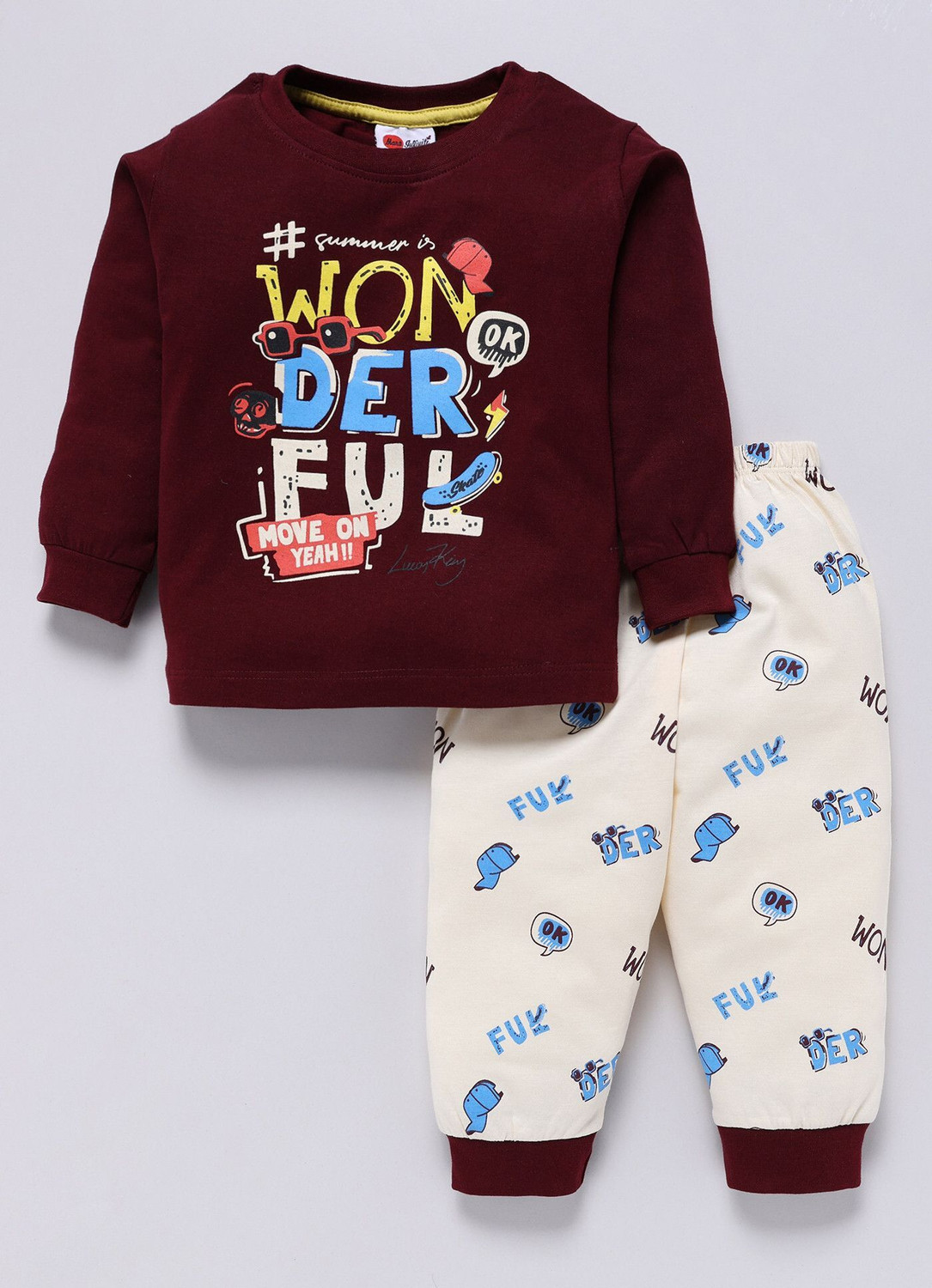 Image of Mars Infiniti Boys Casual T-shirt Track Pants
