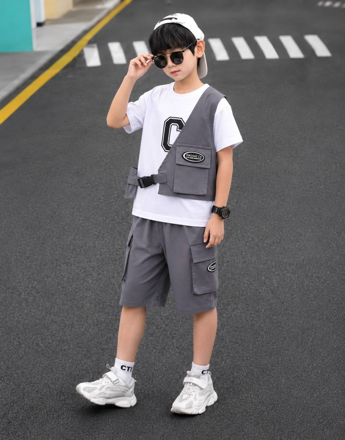 Bleckz Someak Boys Casual T-shirt Shorts