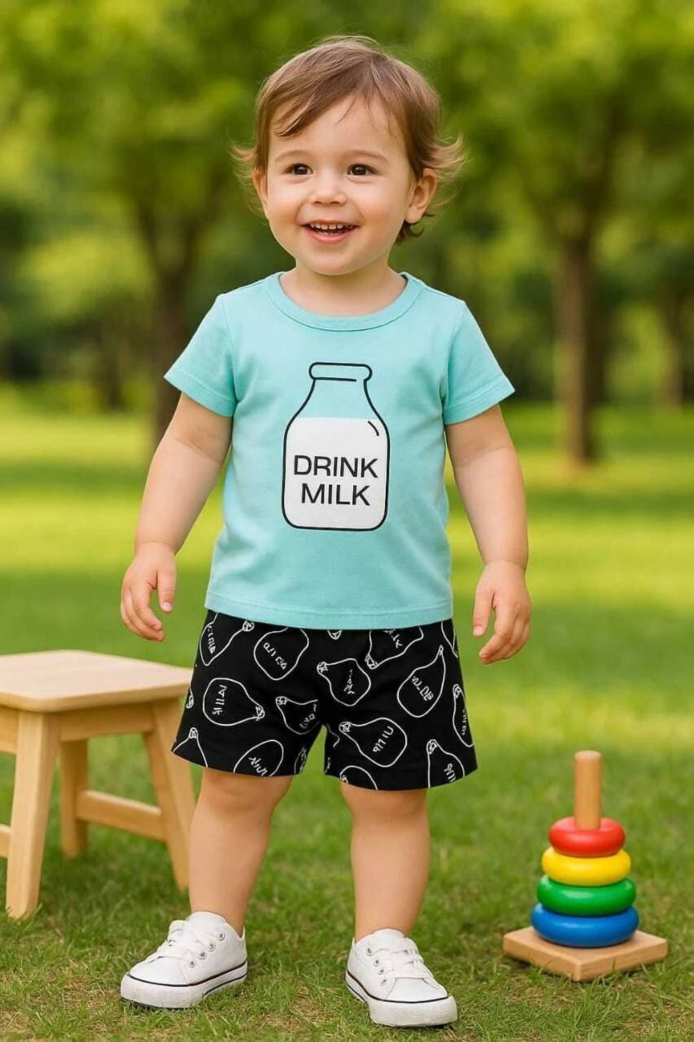 CALCUTTA FASHION Boys & Girls Casual T-shirt Shorts