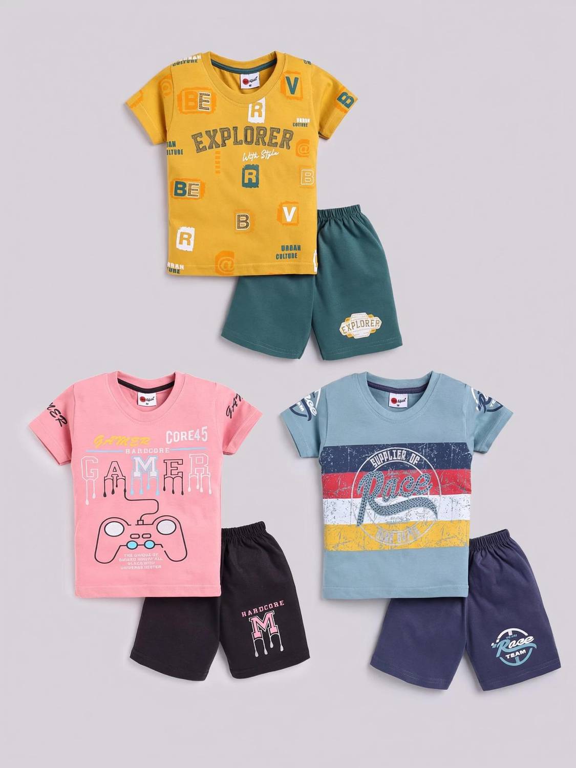 Mars Infiniti Boys Casual T-shirt Shorts