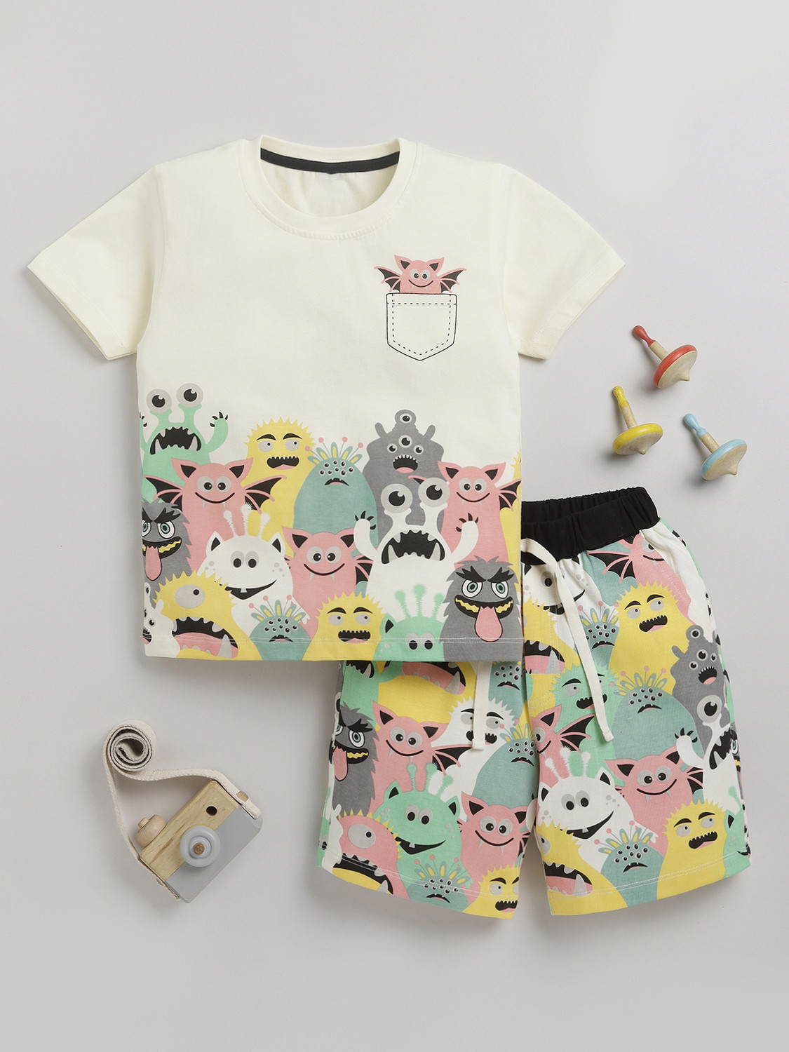 Image of SmartRAHO Boys Casual T-shirt Shorts