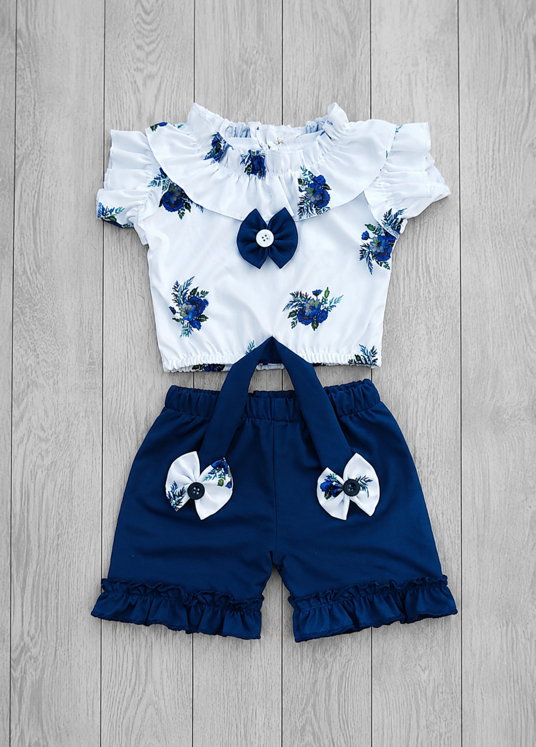 Image of jay mastam fashion Baby Girls Casual Top Shorts