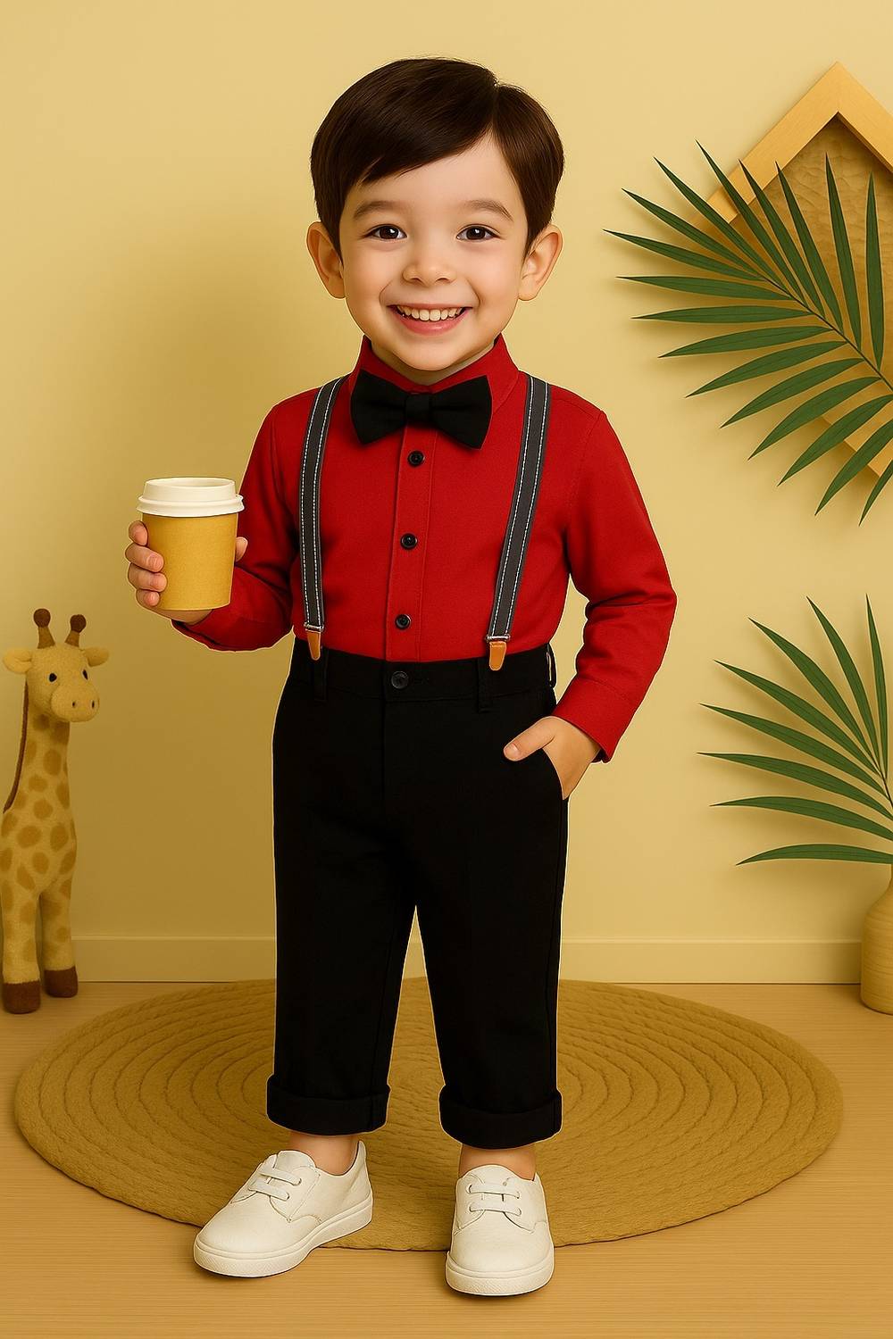 Bleckz Someck Boys Party(Festive) Shirt Pant