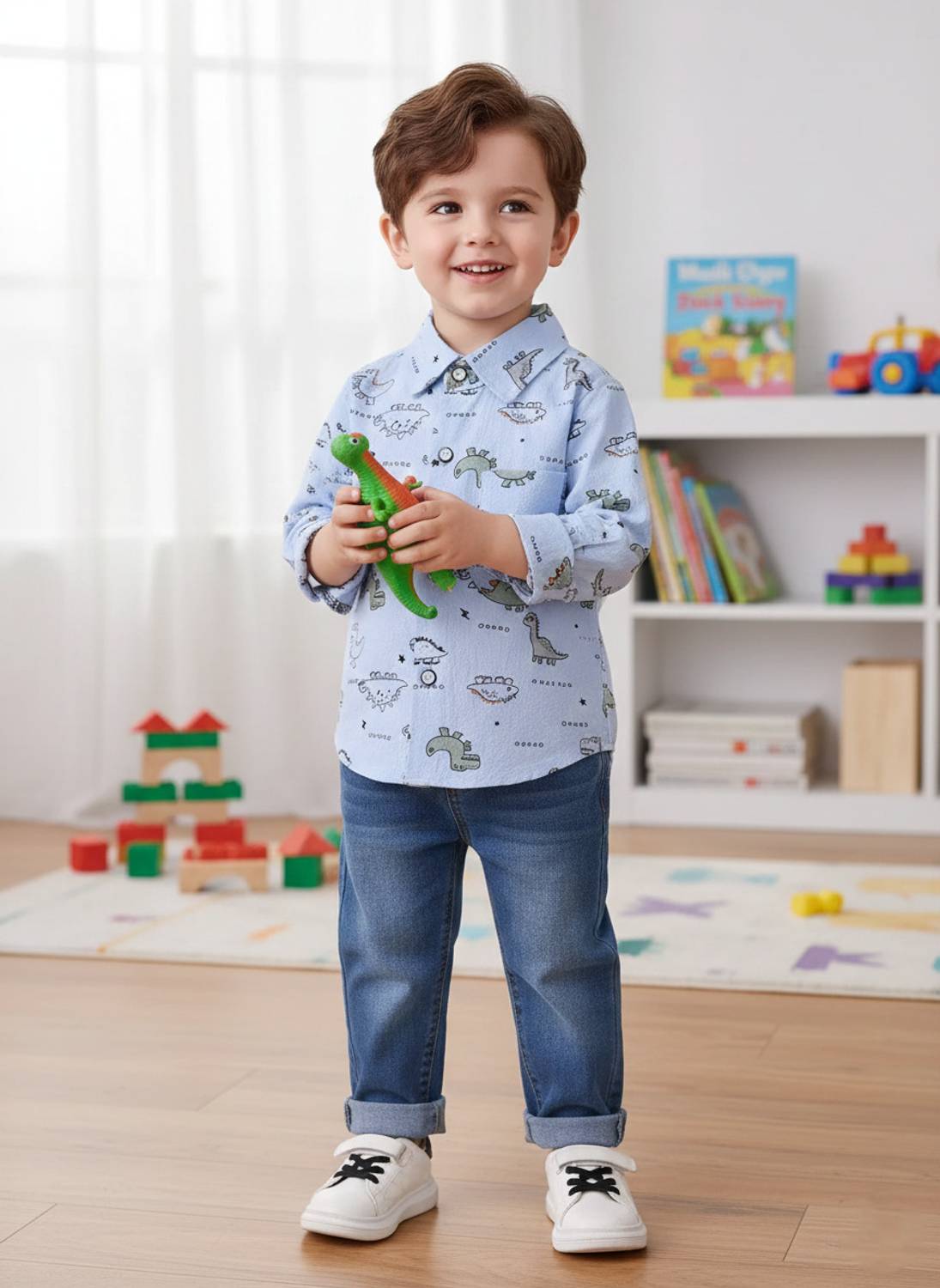 bunny Boys Casual Shirt Jeans