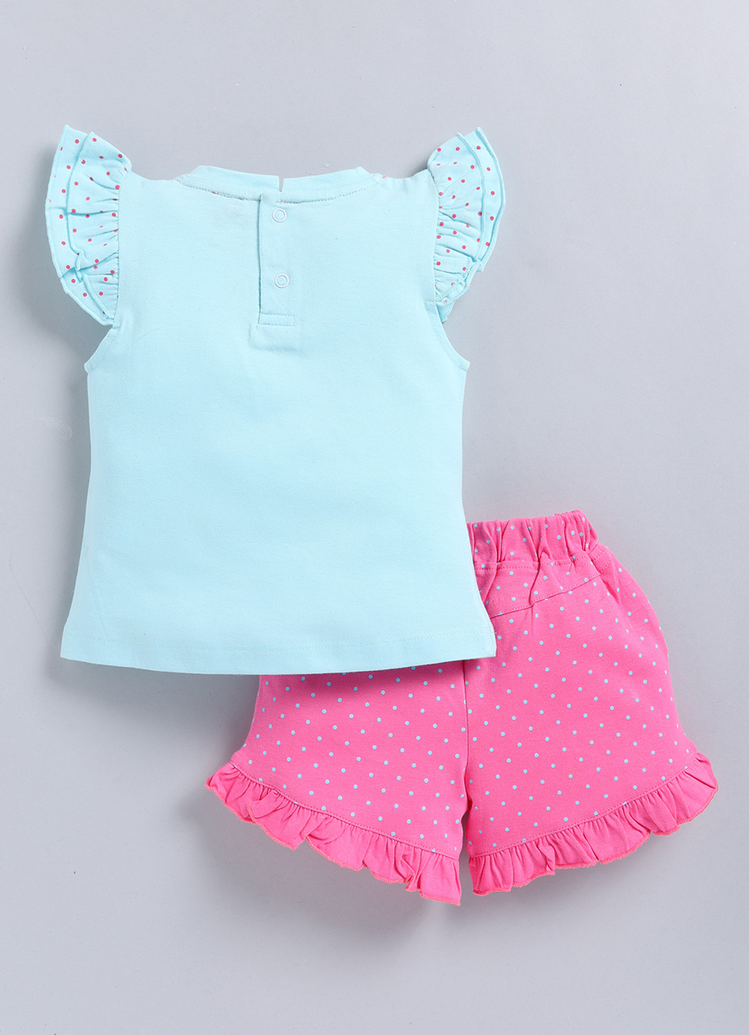 Image of TINY BINY Baby Girls Casual Top Shorts