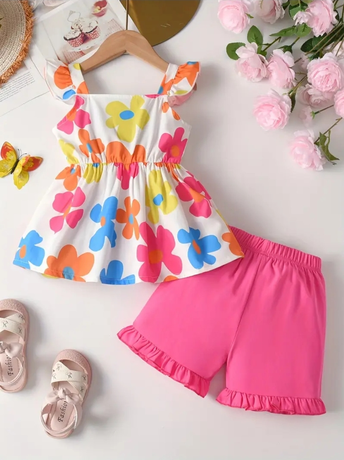 Image of AK DRESSES Baby Girls Party(Festive) Dress Shorts