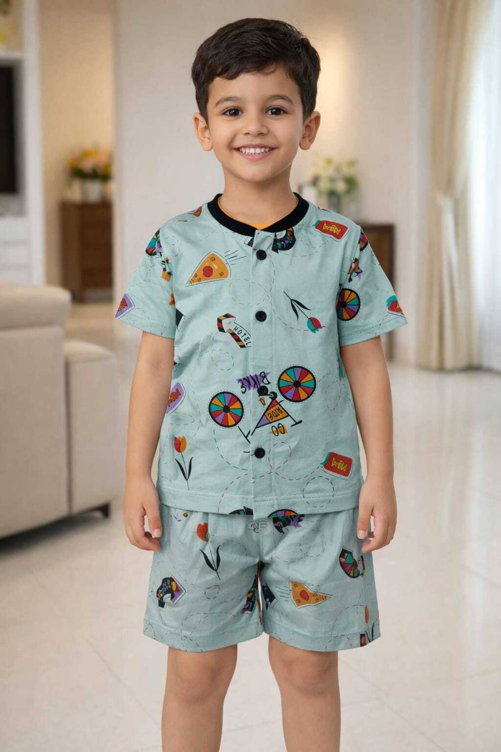 3BROS Baby Boys & Baby Girls Casual Shirt Shorts
