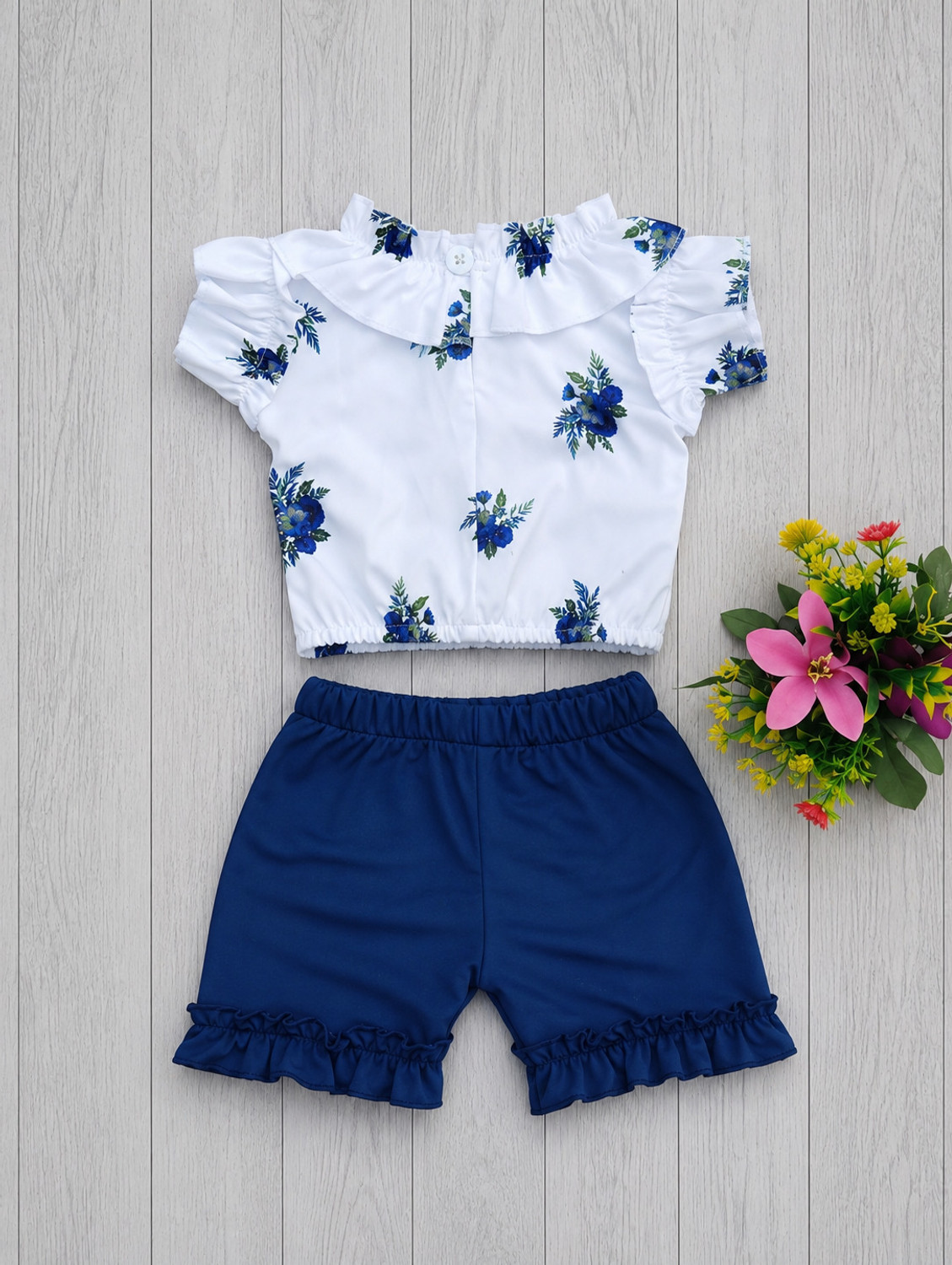 Image of jay mastam fashion Baby Girls Casual Top Shorts