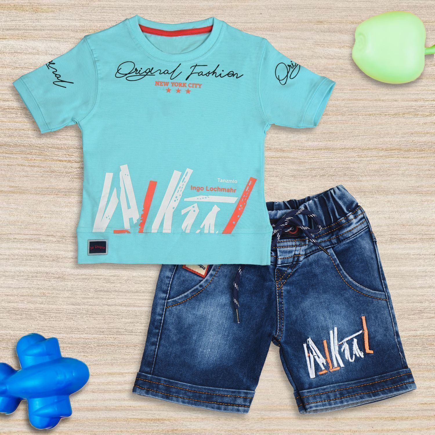 Image of Worton Fashion Boys Casual T-shirt Shorts