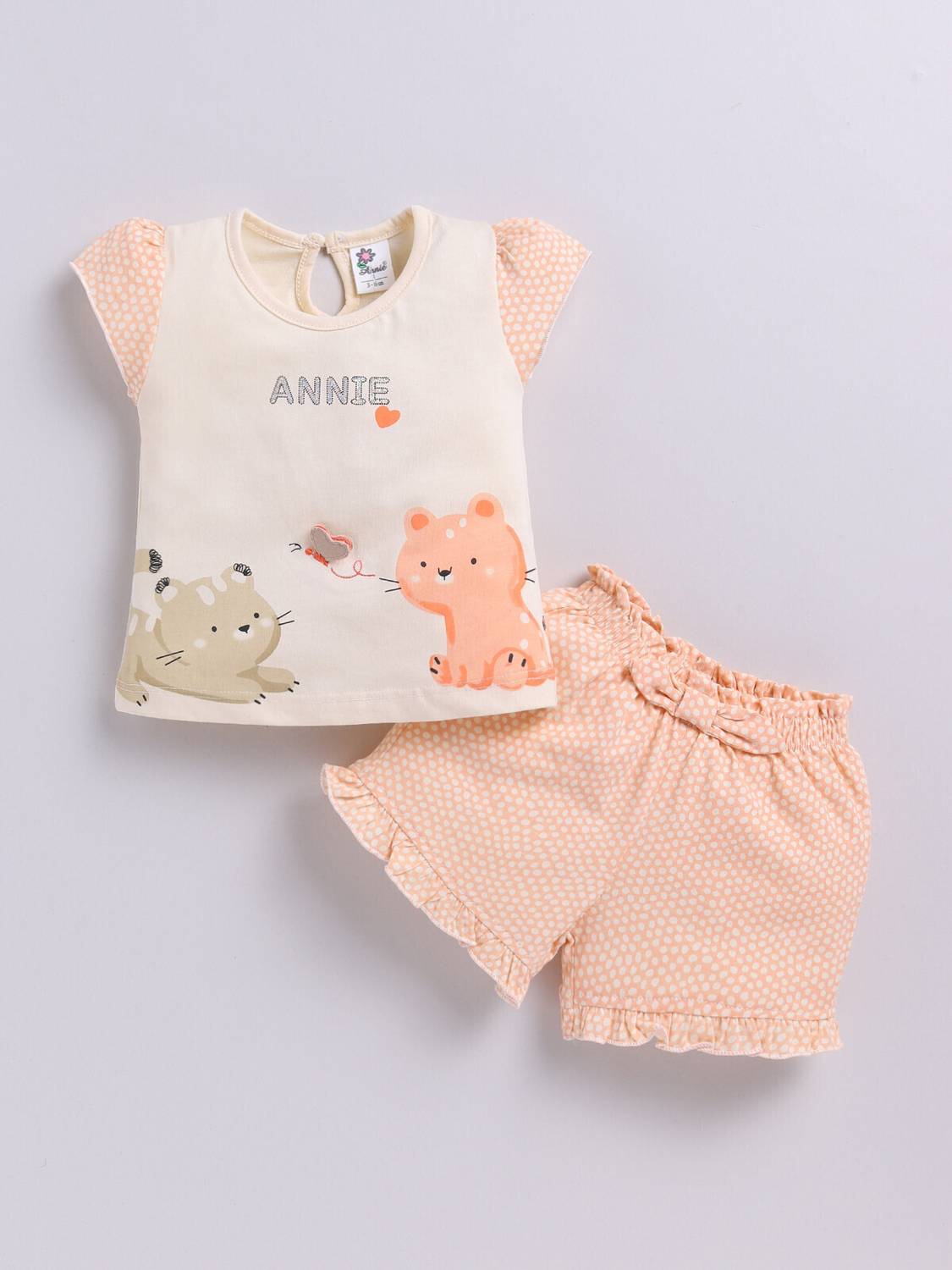 Annie Girls Casual Top Shorts