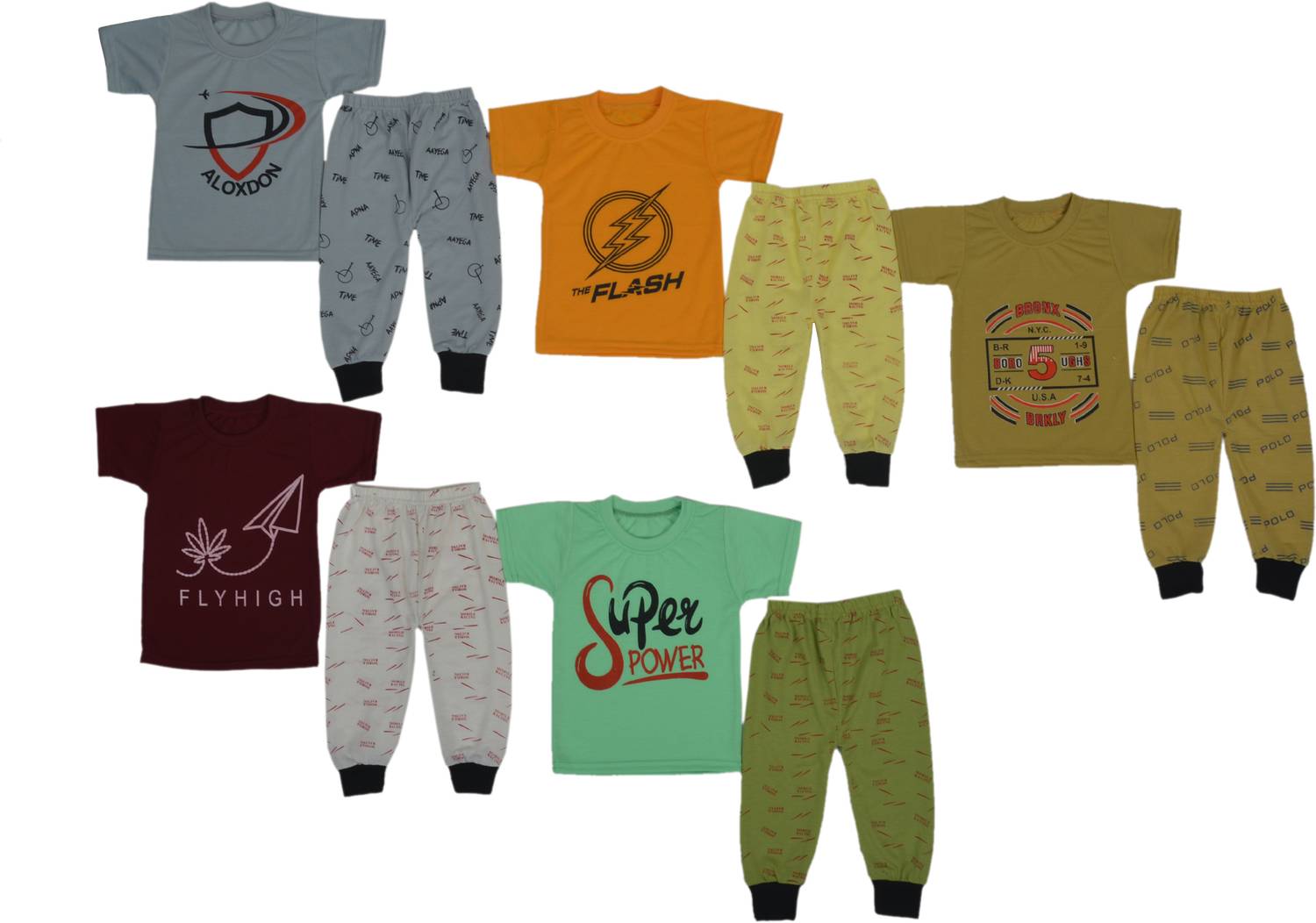 ALUXDON Baby Boys Casual T-shirt Track Pants