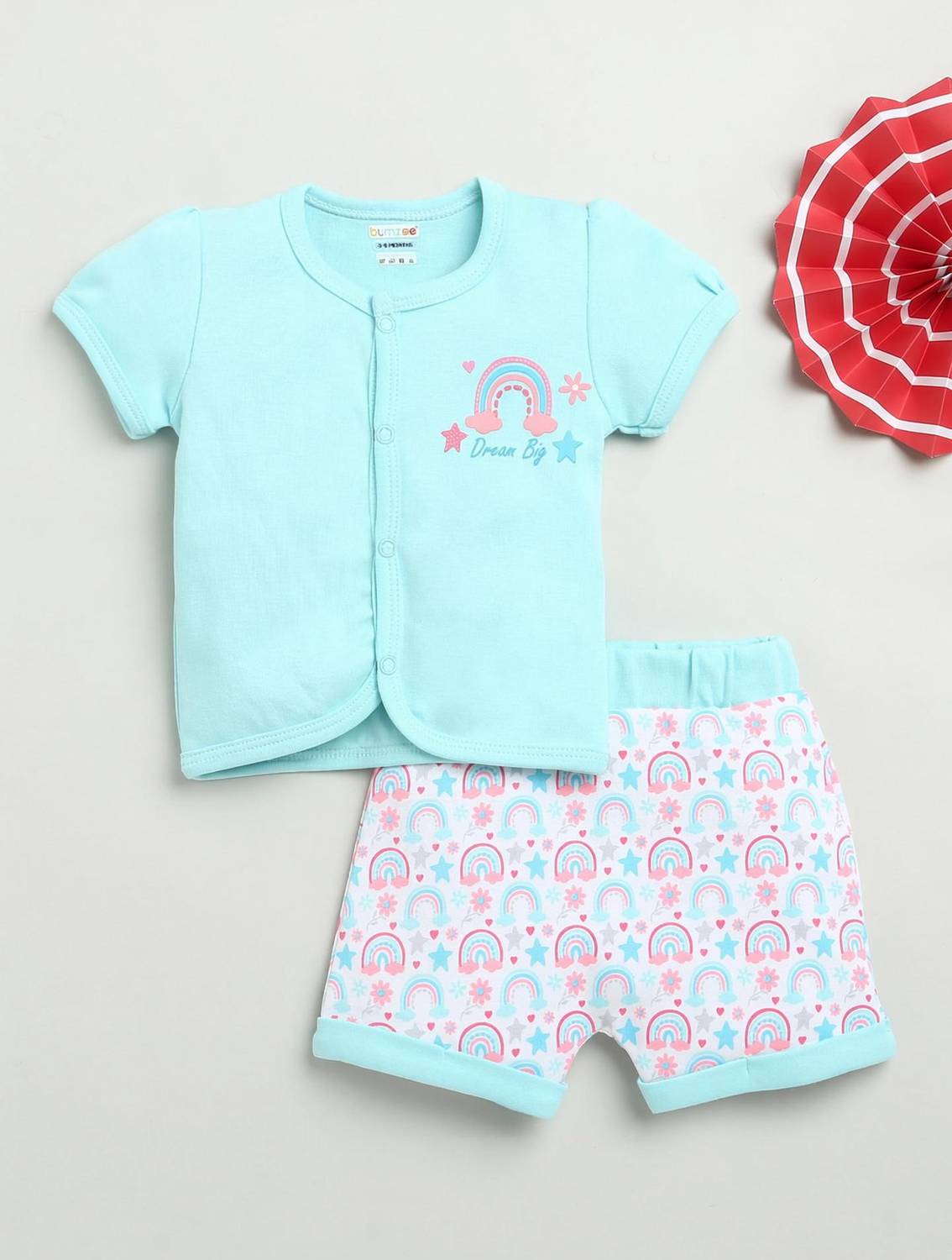 BUMZEE Girls Casual T-shirt Shorts