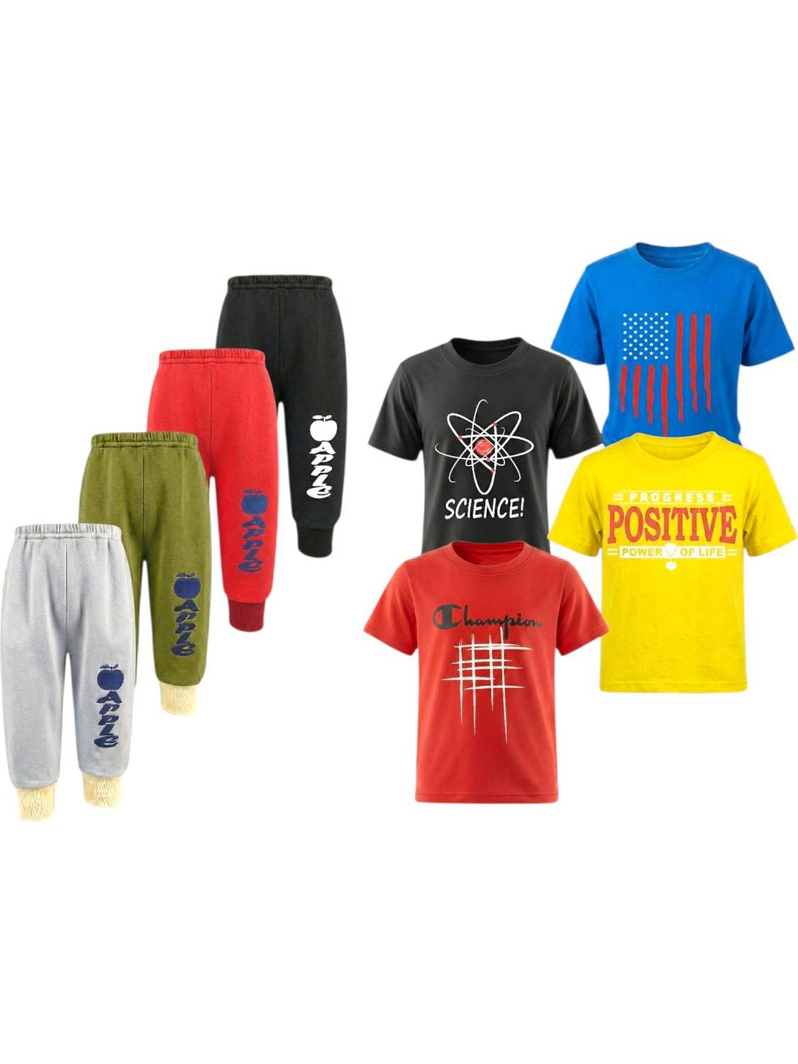 ALUXDON Boys Casual T-shirt Track Pants