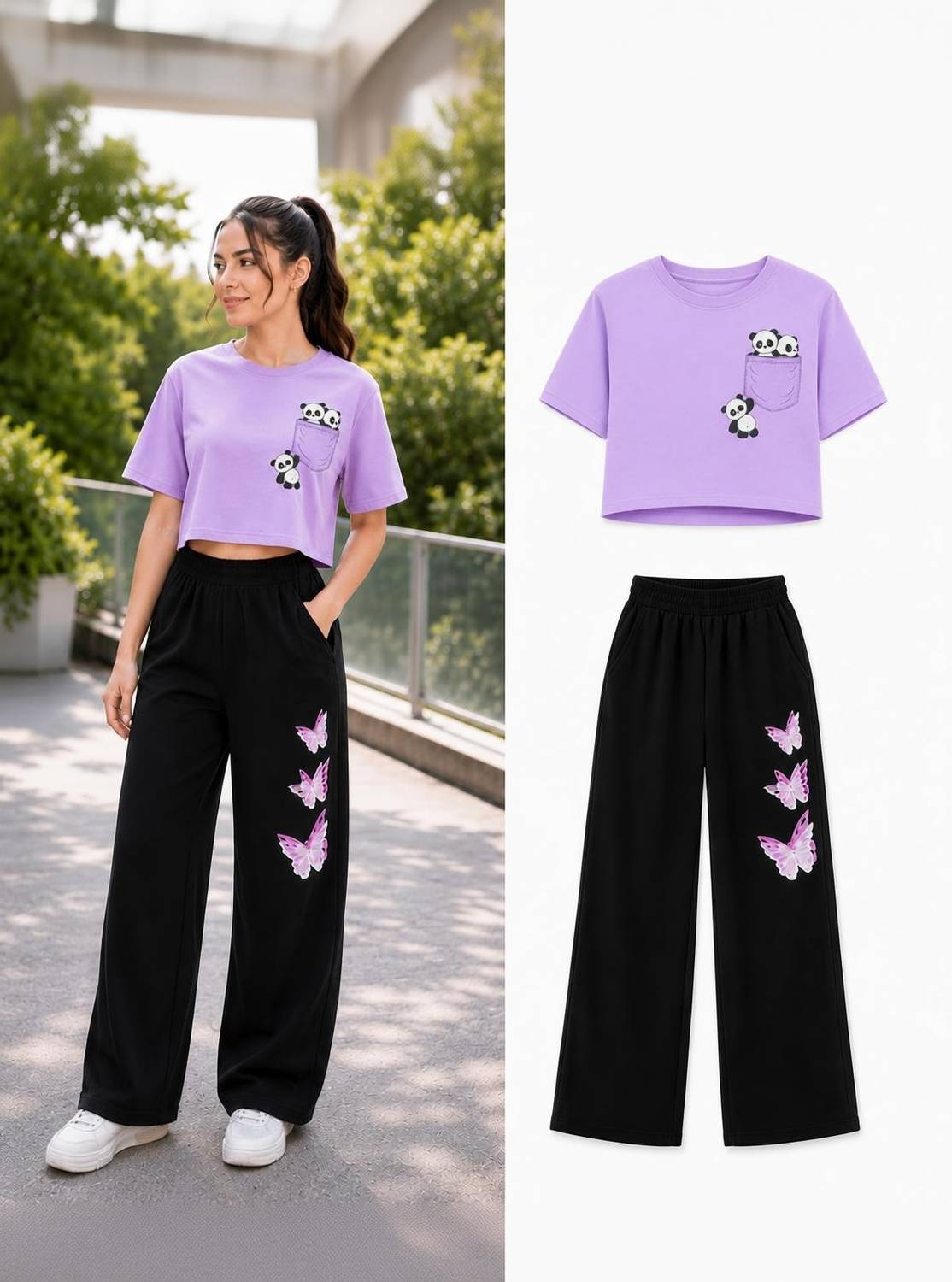 Arista Collection Girls Casual T-shirt Pant