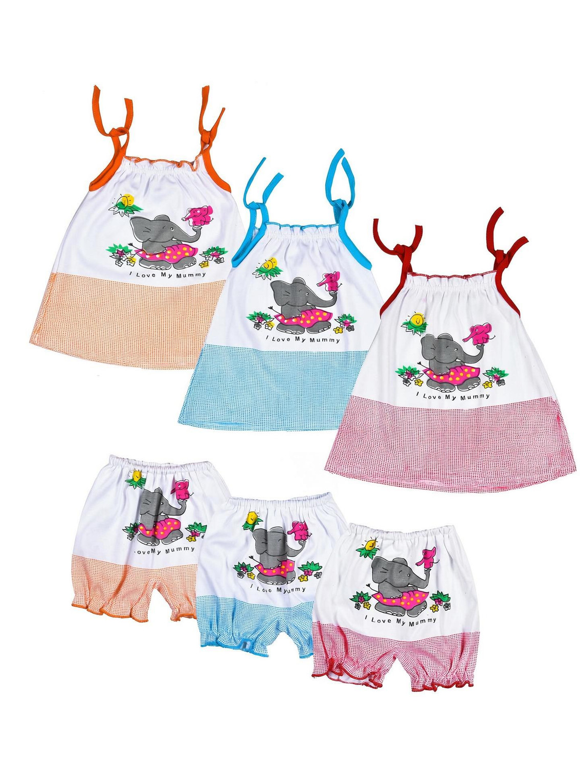 Image of Shyamcollections Baby Boys & Baby Girls Casual Top Shorts