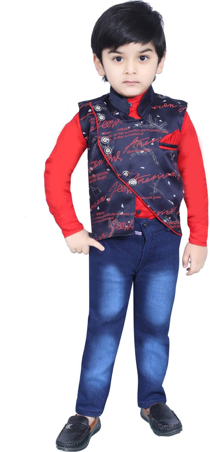 Good Doo Apparel's Boys Casual Shirt Jeans