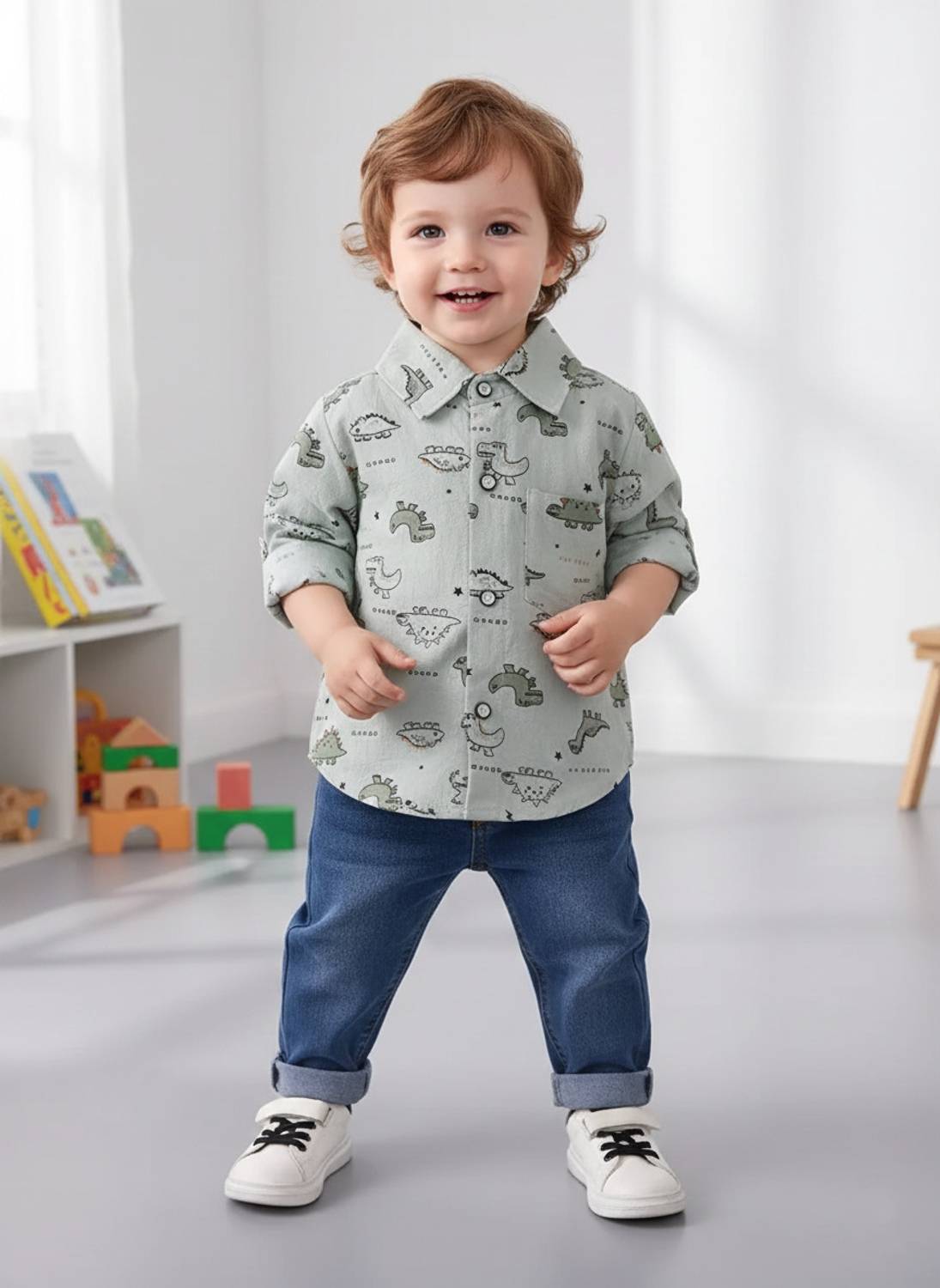 bunny Boys Casual Shirt Jeans