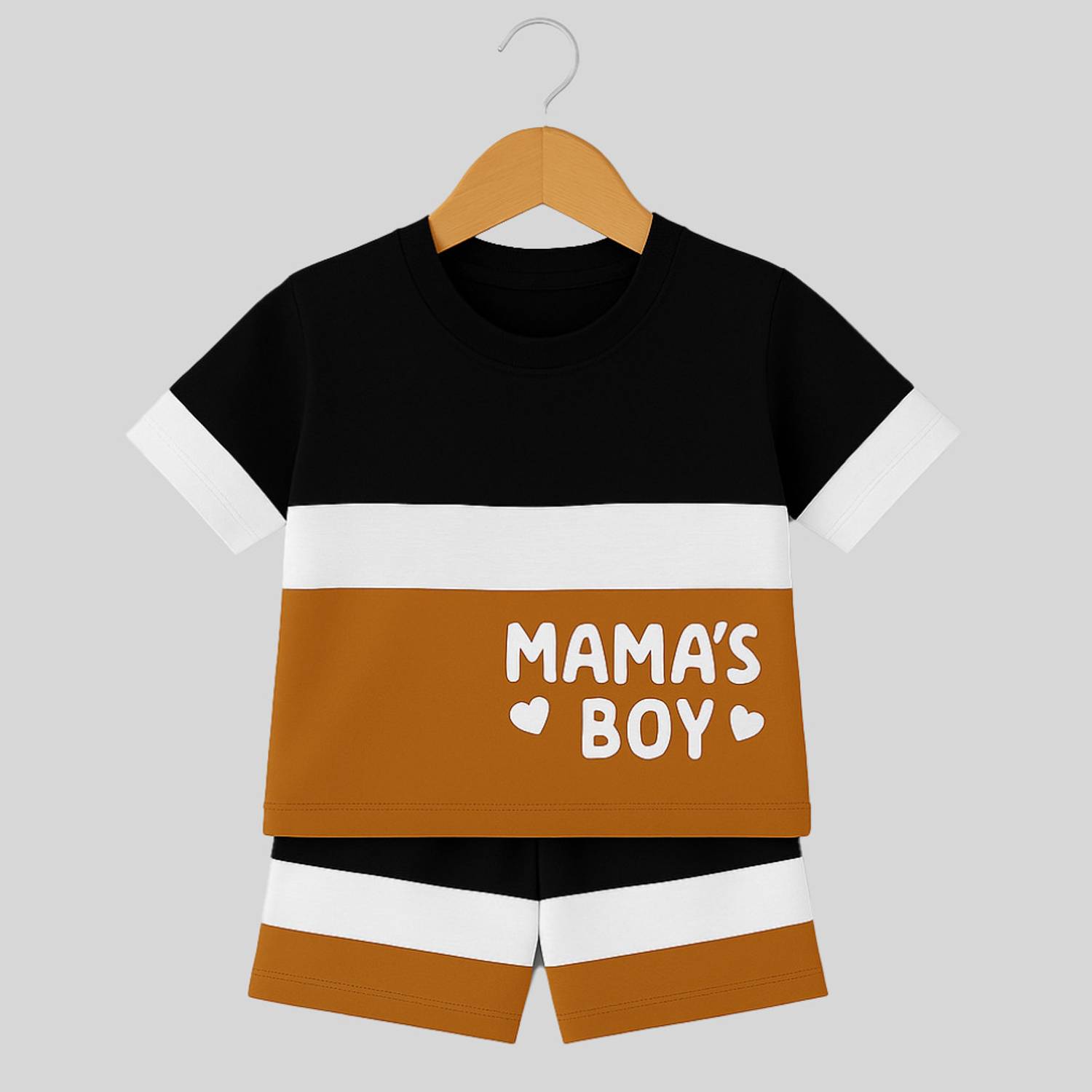 BOUNCEGARMENTS Boys Casual T-shirt Shorts